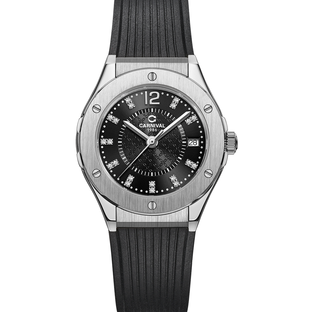 Carnival 8173L Bạc Đen (  8173L-VT-DCS-D )