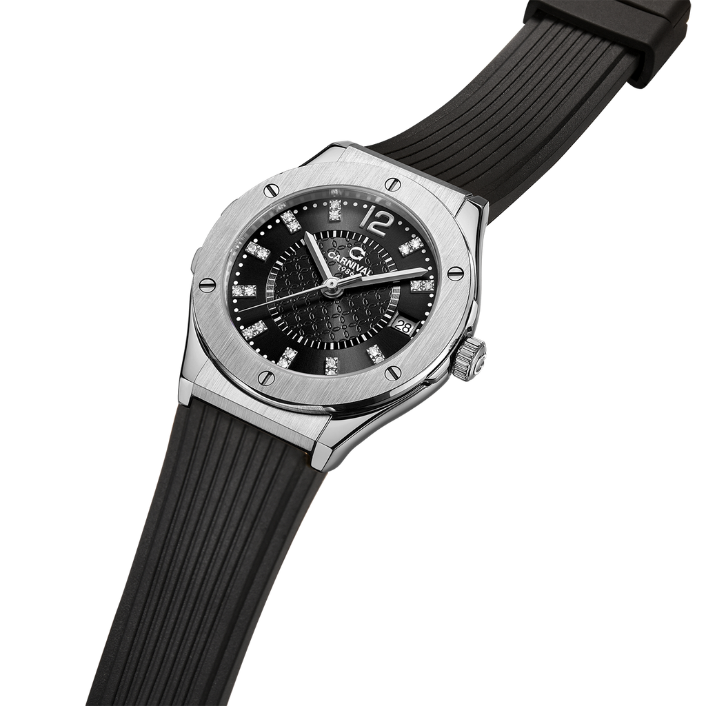 Carnival 8173L Bạc Đen (  8173L-VT-DCS-D )