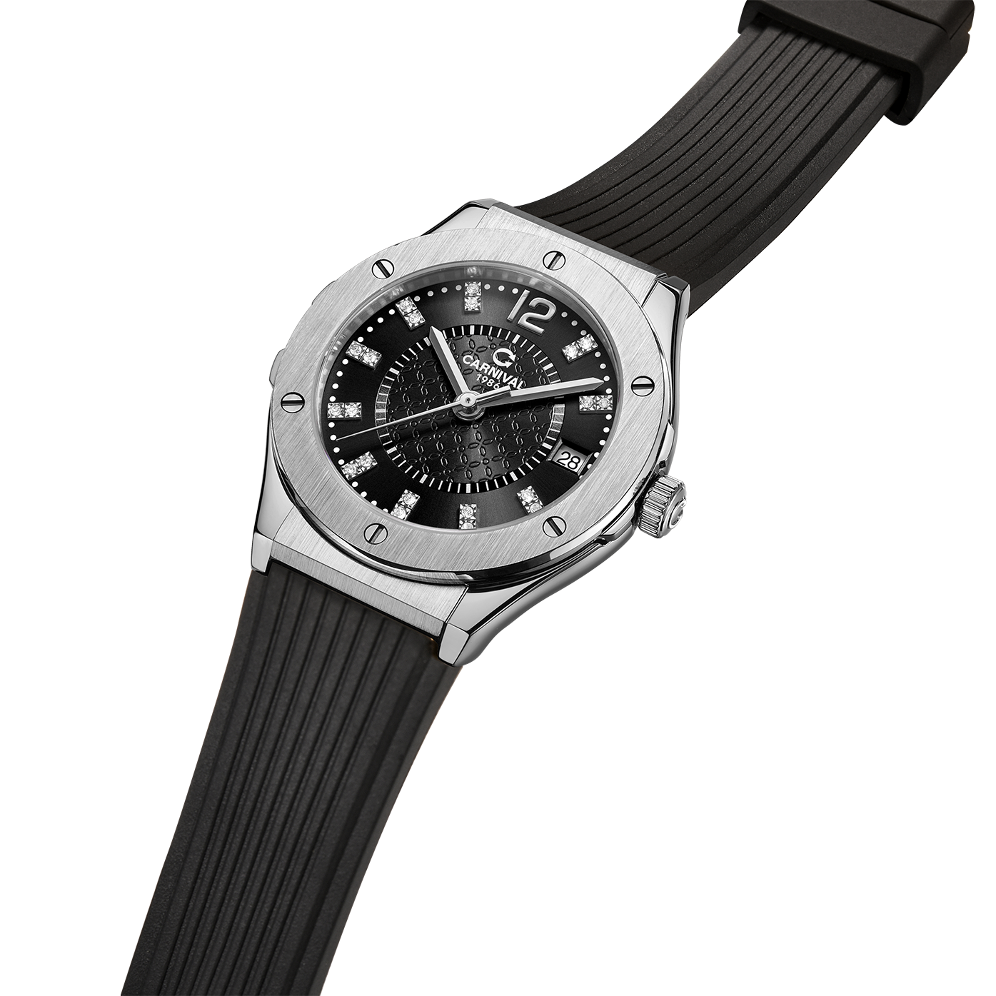Carnival 8173L Bạc Đen (  8173L-VT-DCS-D )