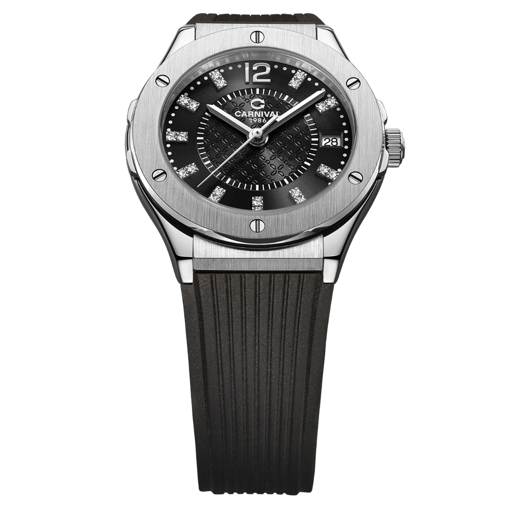 Carnival 8173L Bạc Đen (  8173L-VT-DCS-D )