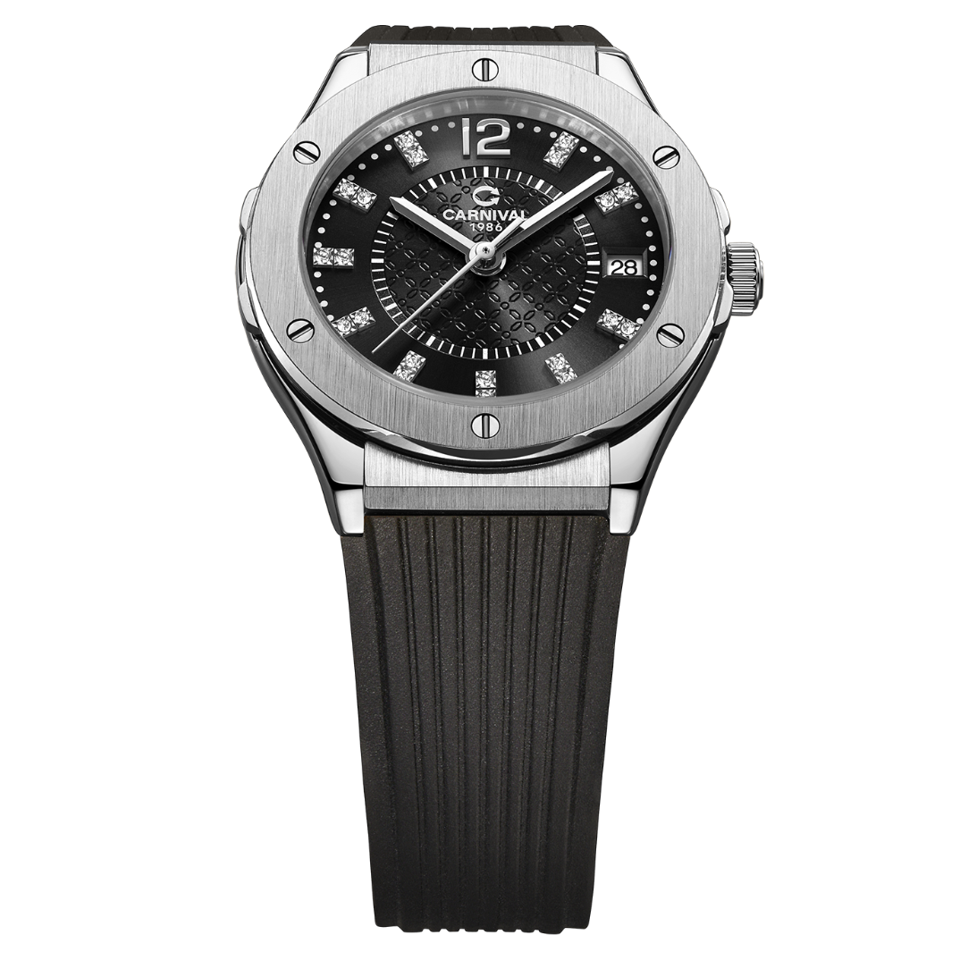 Carnival 8173L Bạc Đen (  8173L-VT-DCS-D )