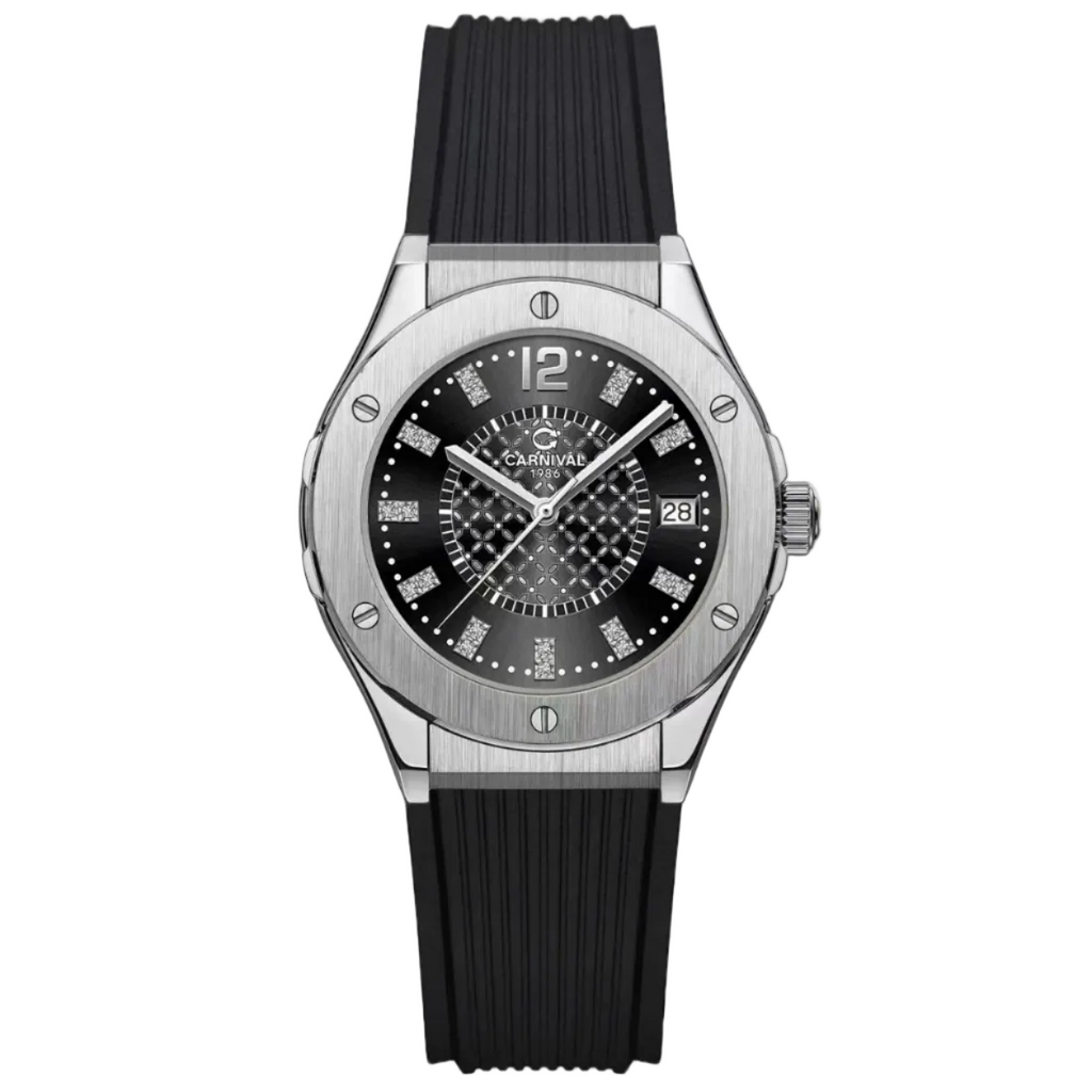 Carnival 8173L Bạc Đen (  8173L-VT-DCS-D )
