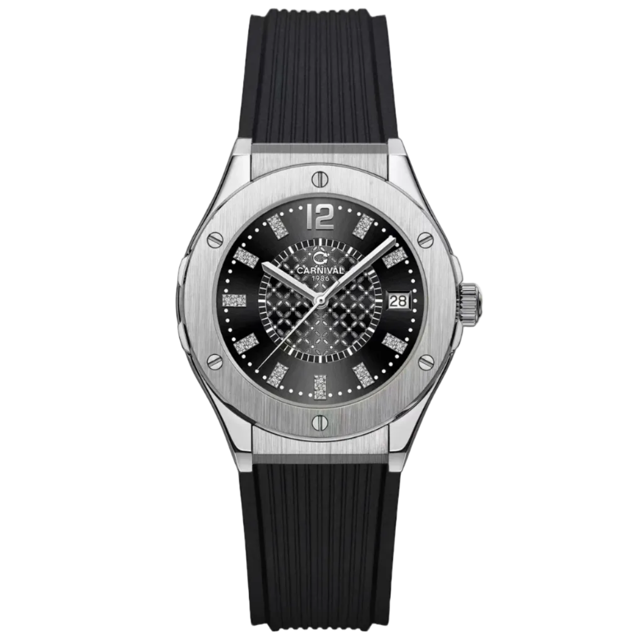 Carnival 8173L Bạc Đen (  8173L-VT-DCS-D )