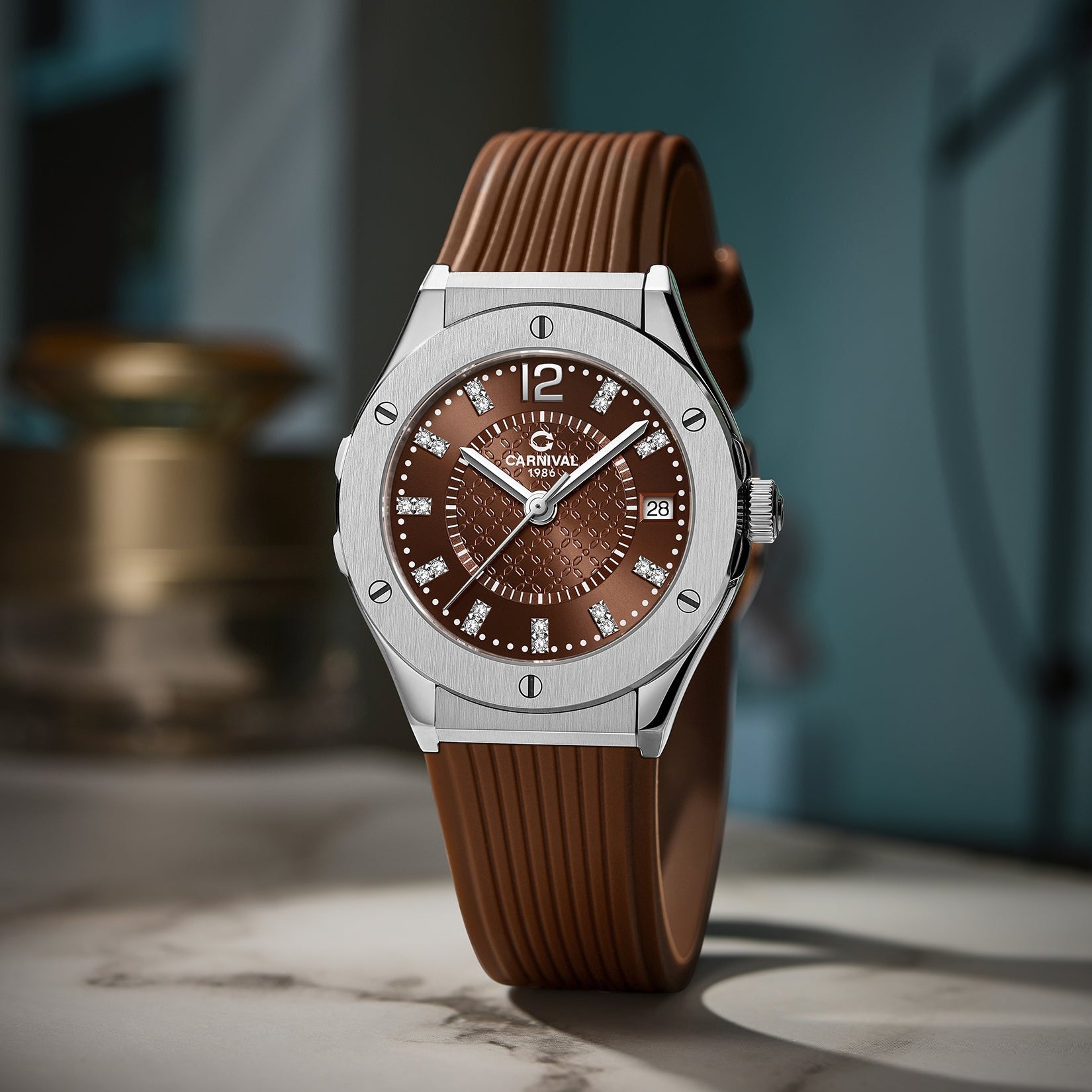 Carnival 8173L Bạc Nâu ( 8173L-VT-DCS-N)