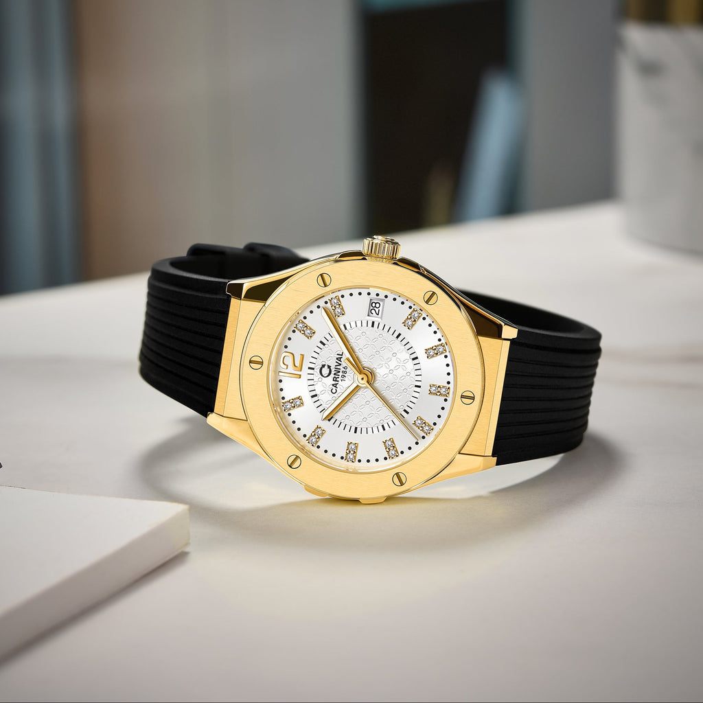 Carnival 8173L Gold Trắng ( 8173L-VV-DCS-T )