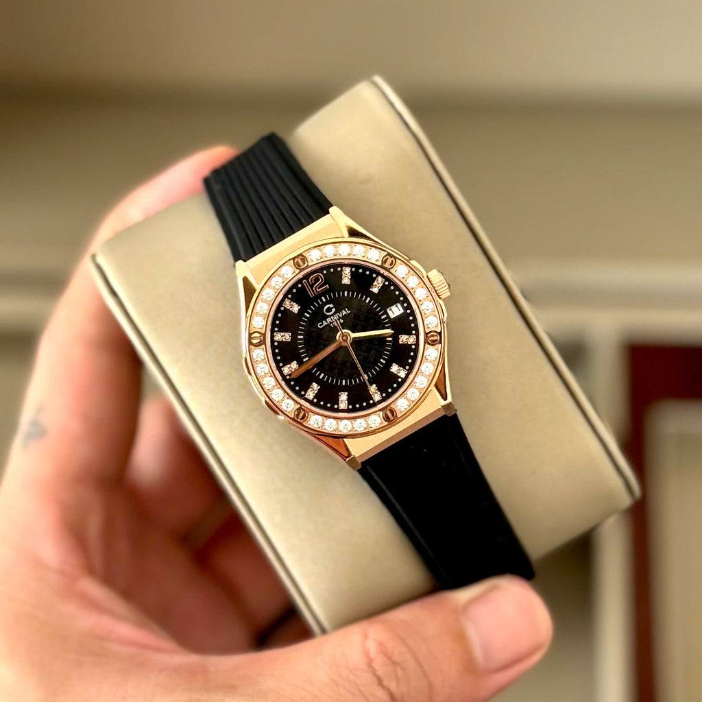 Carnival 8173L2 Rosegold Đen (  8173L2-VH-DCS-D)