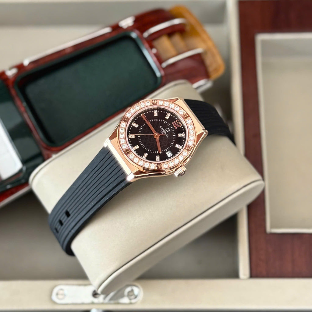 Carnival 8173L2 Rosegold Đen (  8173L2-VH-DCS-D)