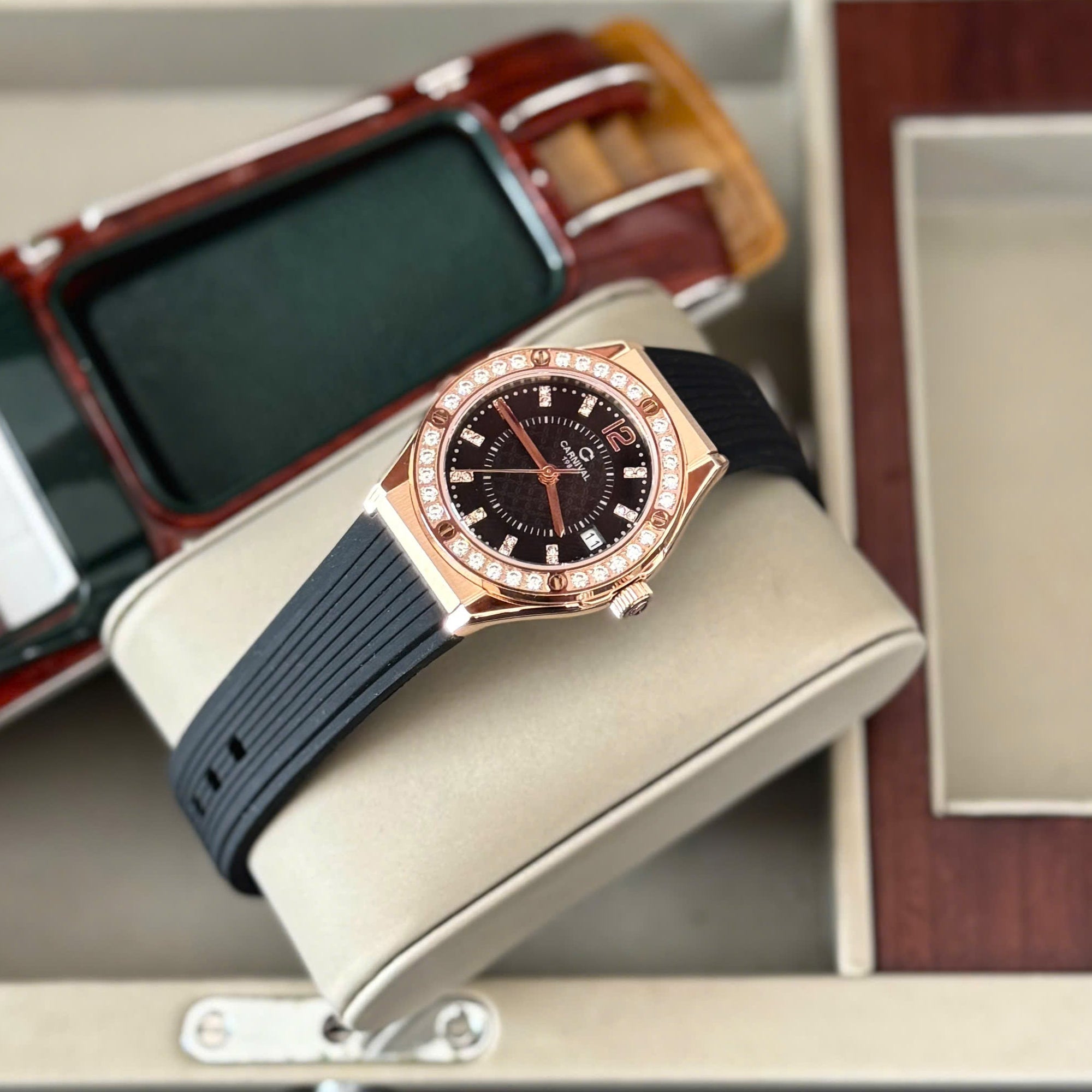 Carnival 8173L2 Rosegold Đen (  8173L2-VH-DCS-D)