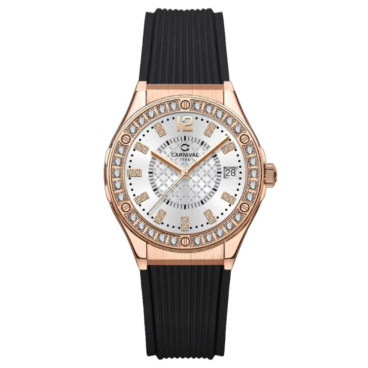 Carnival 8173L2 Rosegold Trắng (  8173L2-VH-DCS-T)