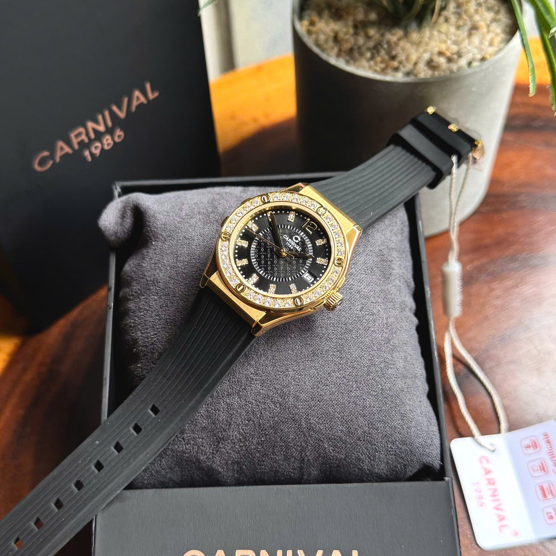 Carnival 8173L2 Gold Đen ( 8173L2-VV-DCS-D)