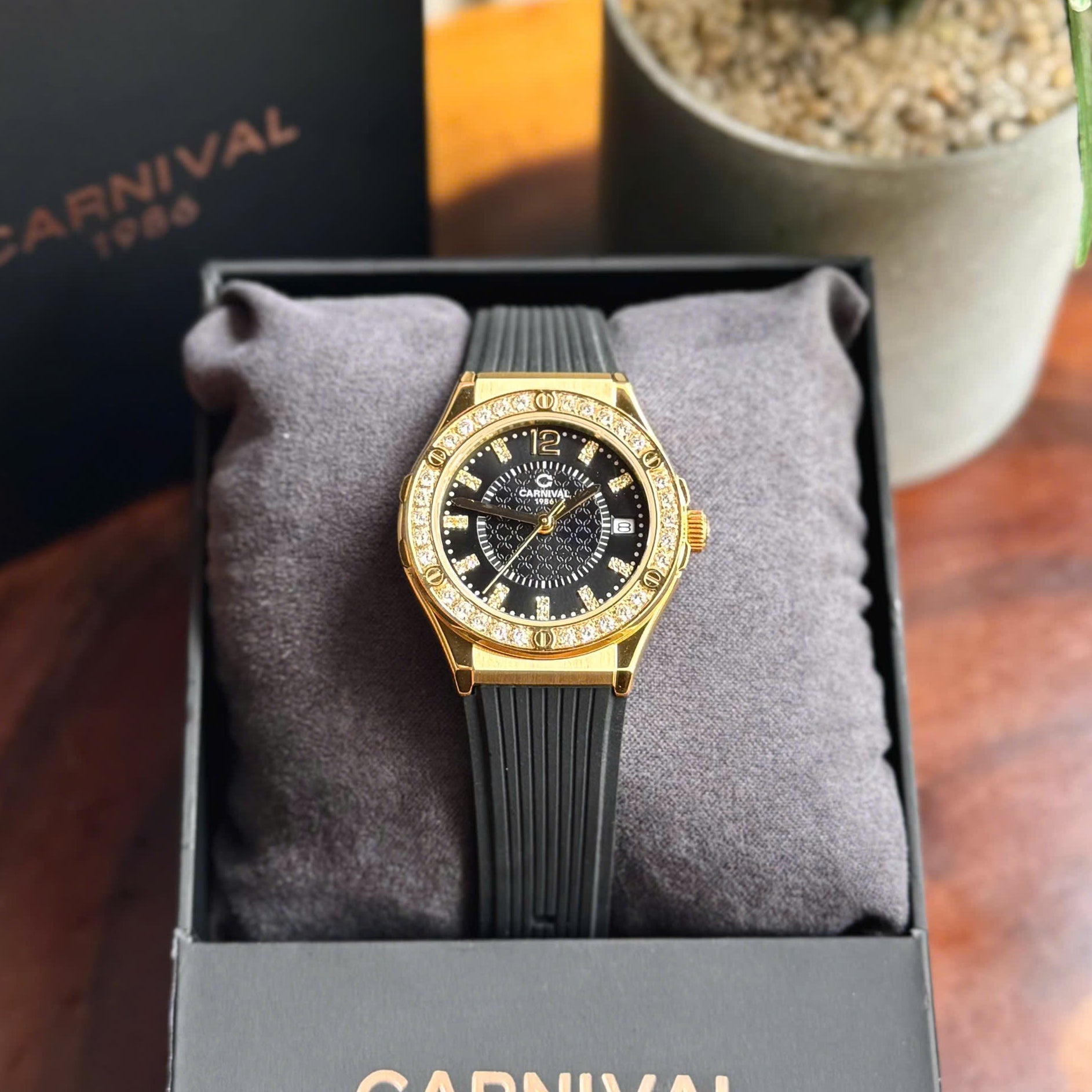 Carnival 8173L2 Gold Đen ( 8173L2-VV-DCS-D)