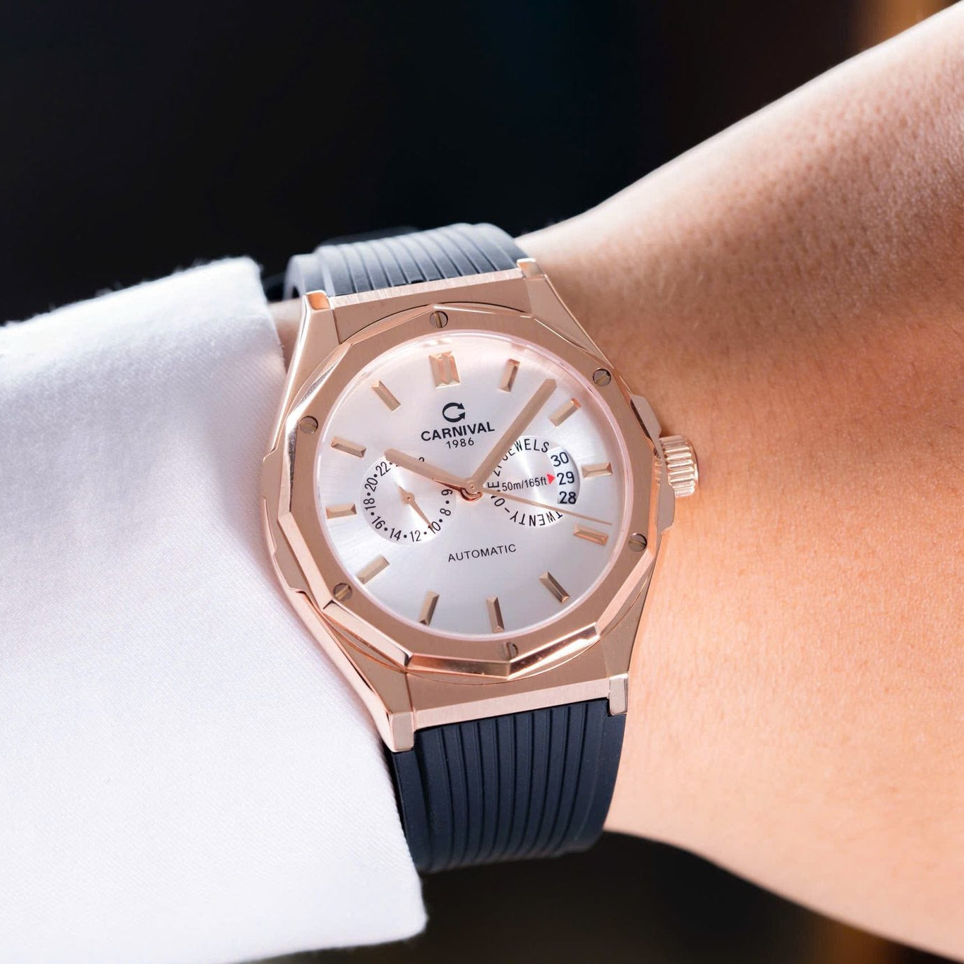 Carnival 8188G Rosegold Trắng ( 8188G-VH-DCS-T)