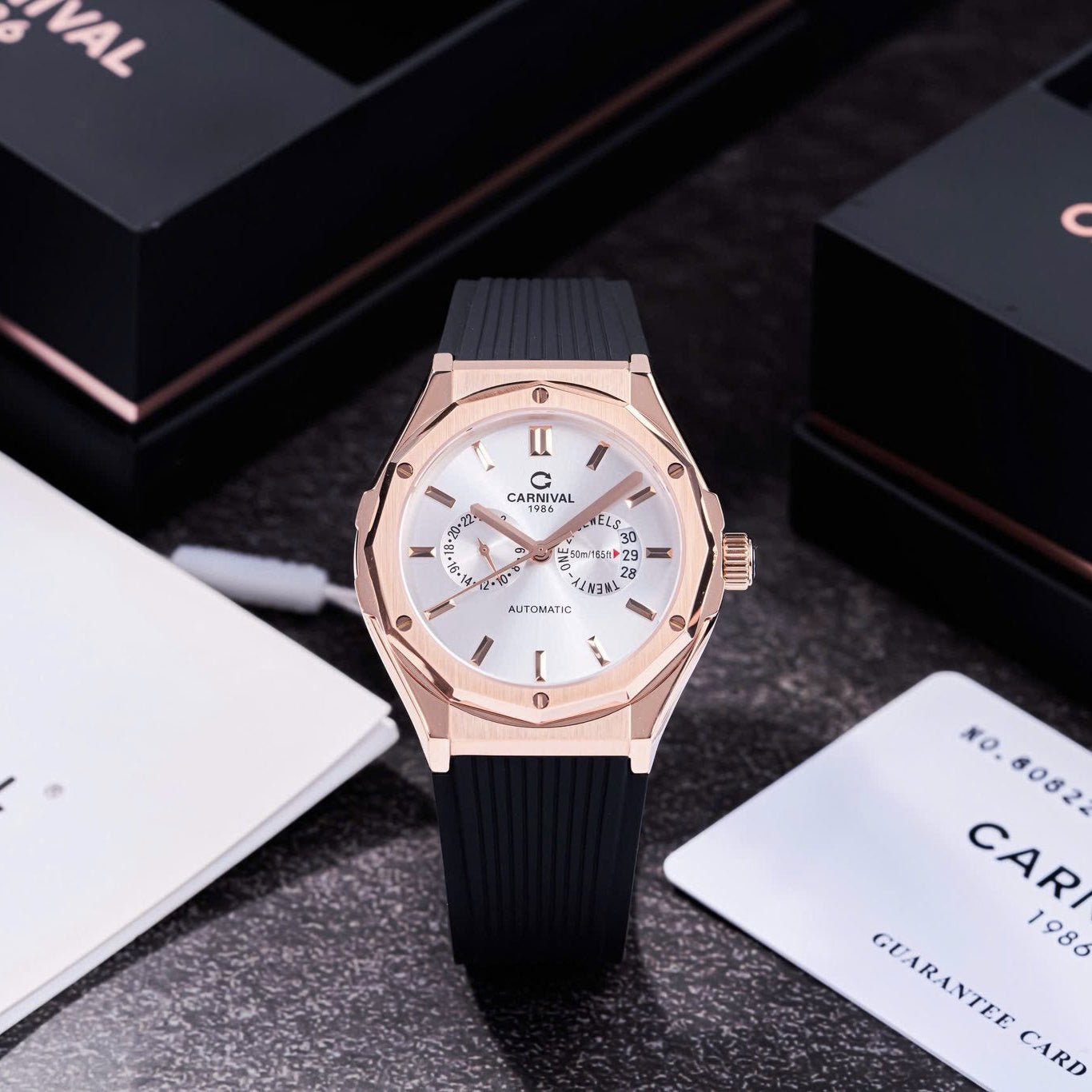 Carnival 8188G Rosegold Trắng ( 8188G-VH-DCS-T)