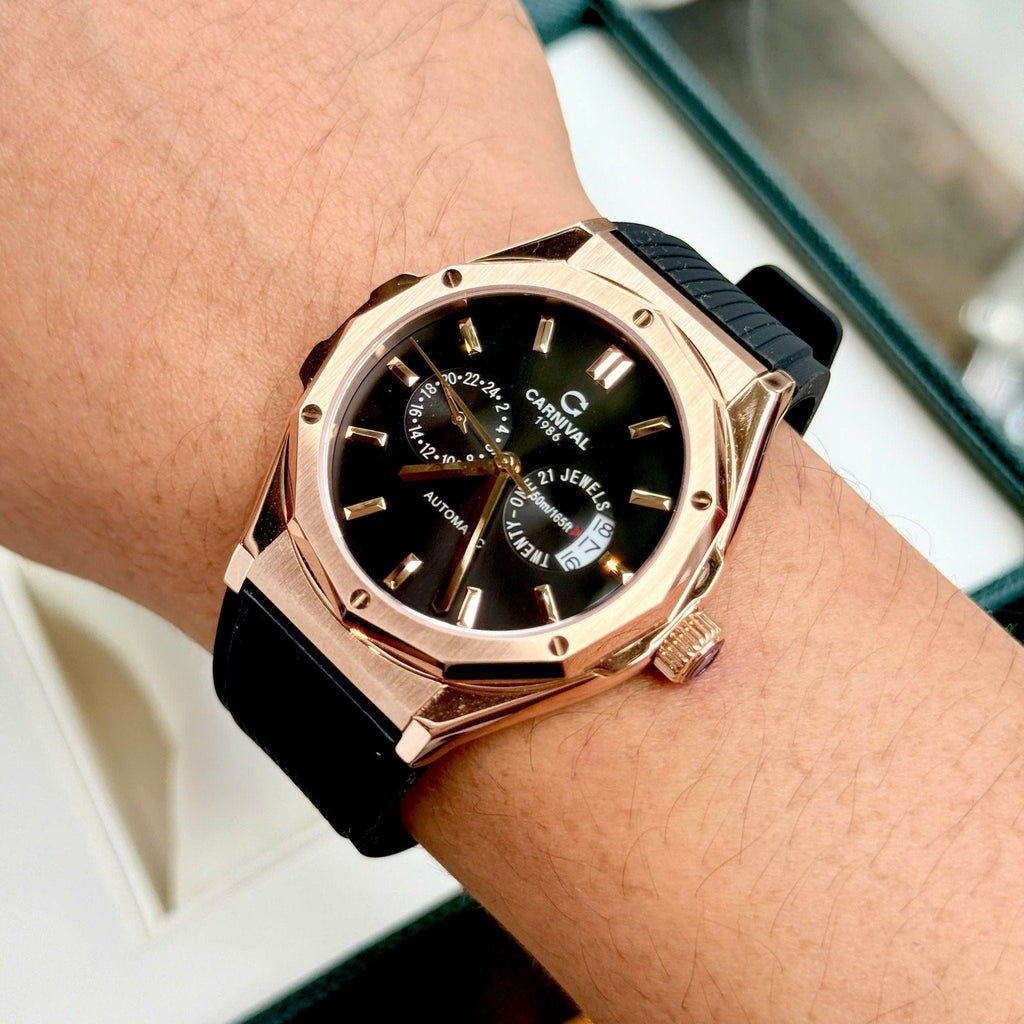Carnival 8188G Rosegold Đen ( 8188G-VH-DCS-D)