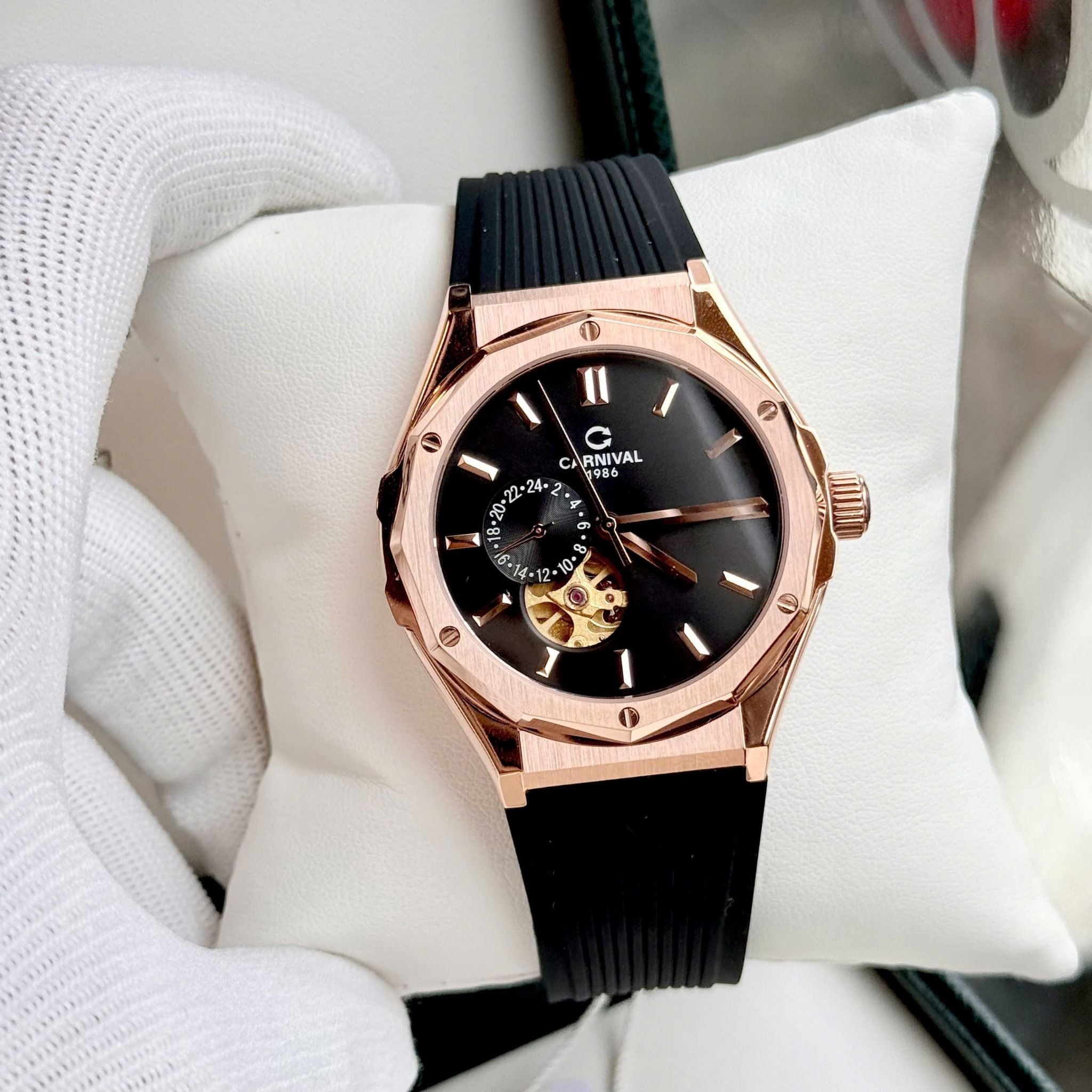 Carnival 8189G Rosegold Đen ( 8189G-VH-DCS-D)