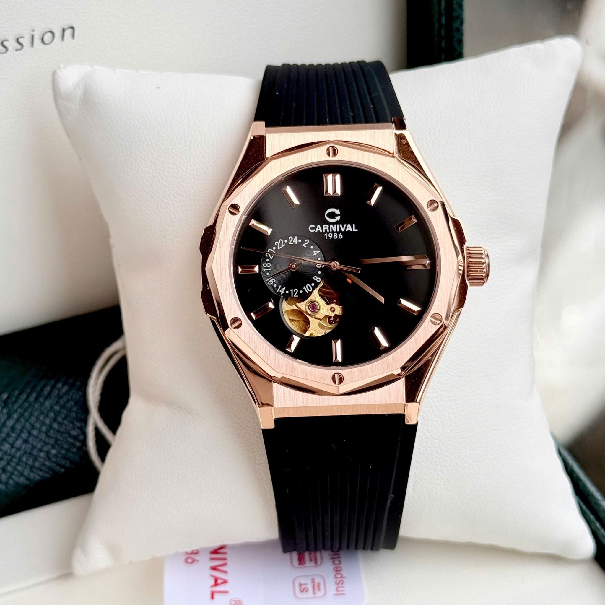 Carnival 8189G Rosegold Đen ( 8189G-VH-DCS-D)