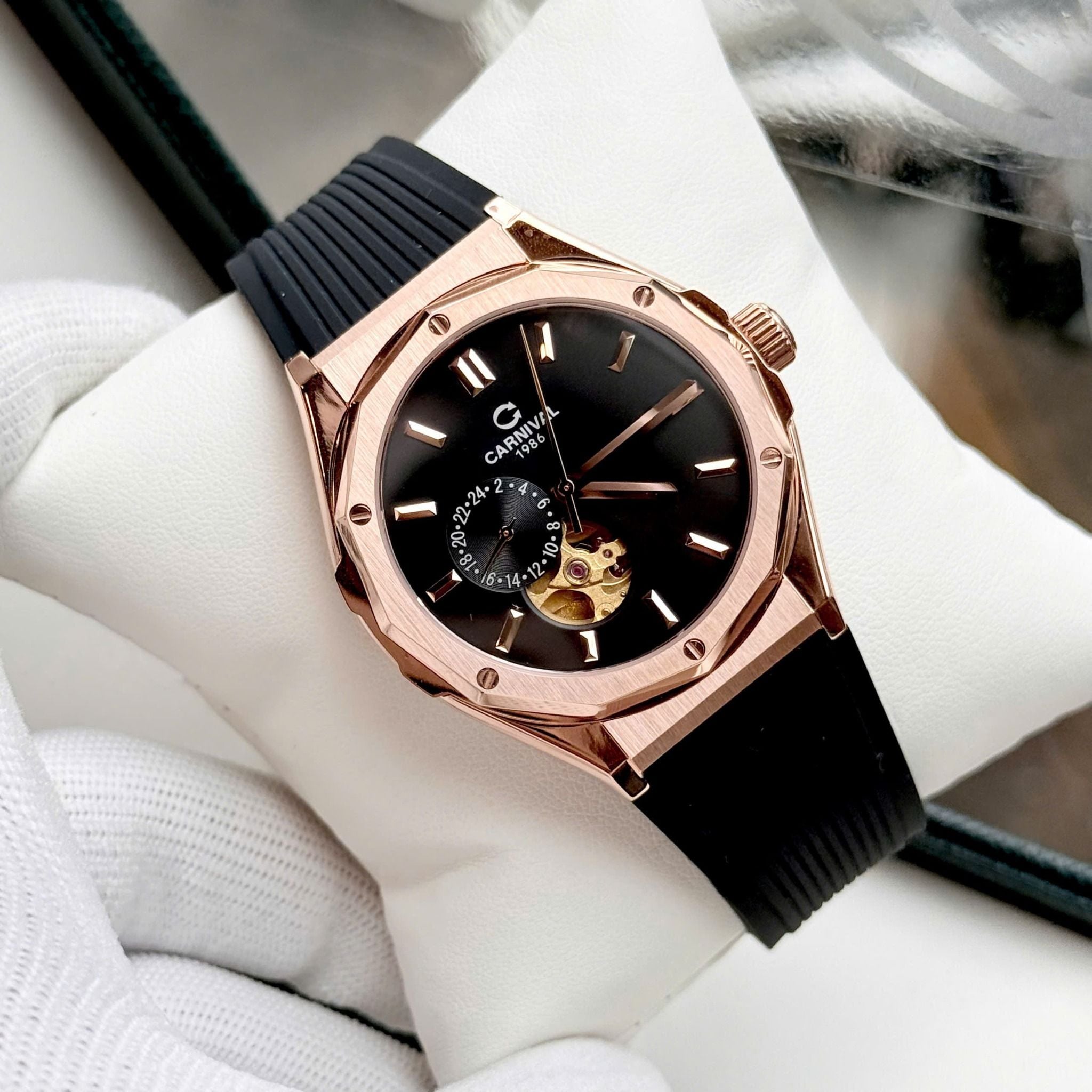 Carnival 8189G Rosegold Đen ( 8189G-VH-DCS-D)