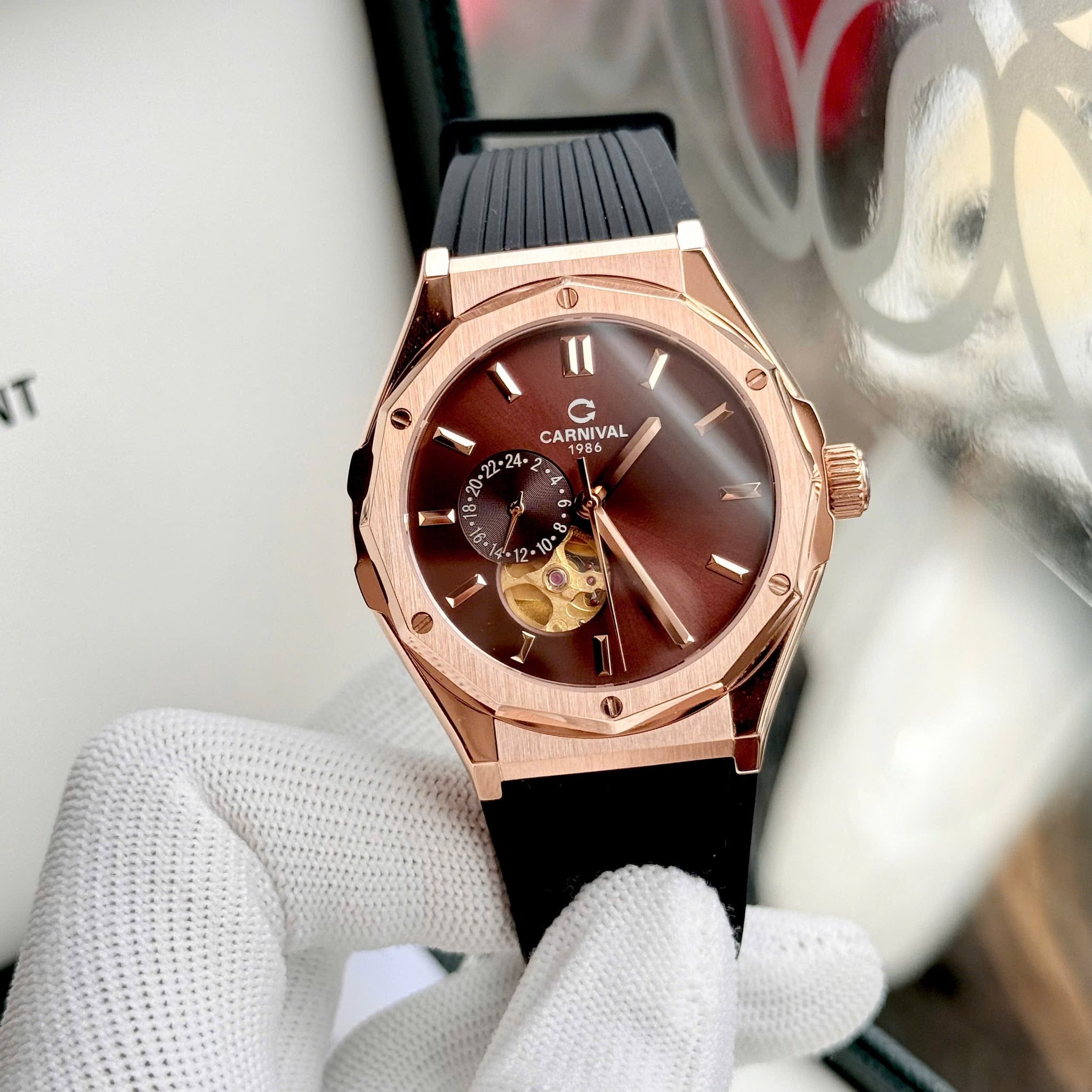 Carnival 8189G Rosegold Nâu ( 8189G-VH-DCS-N)