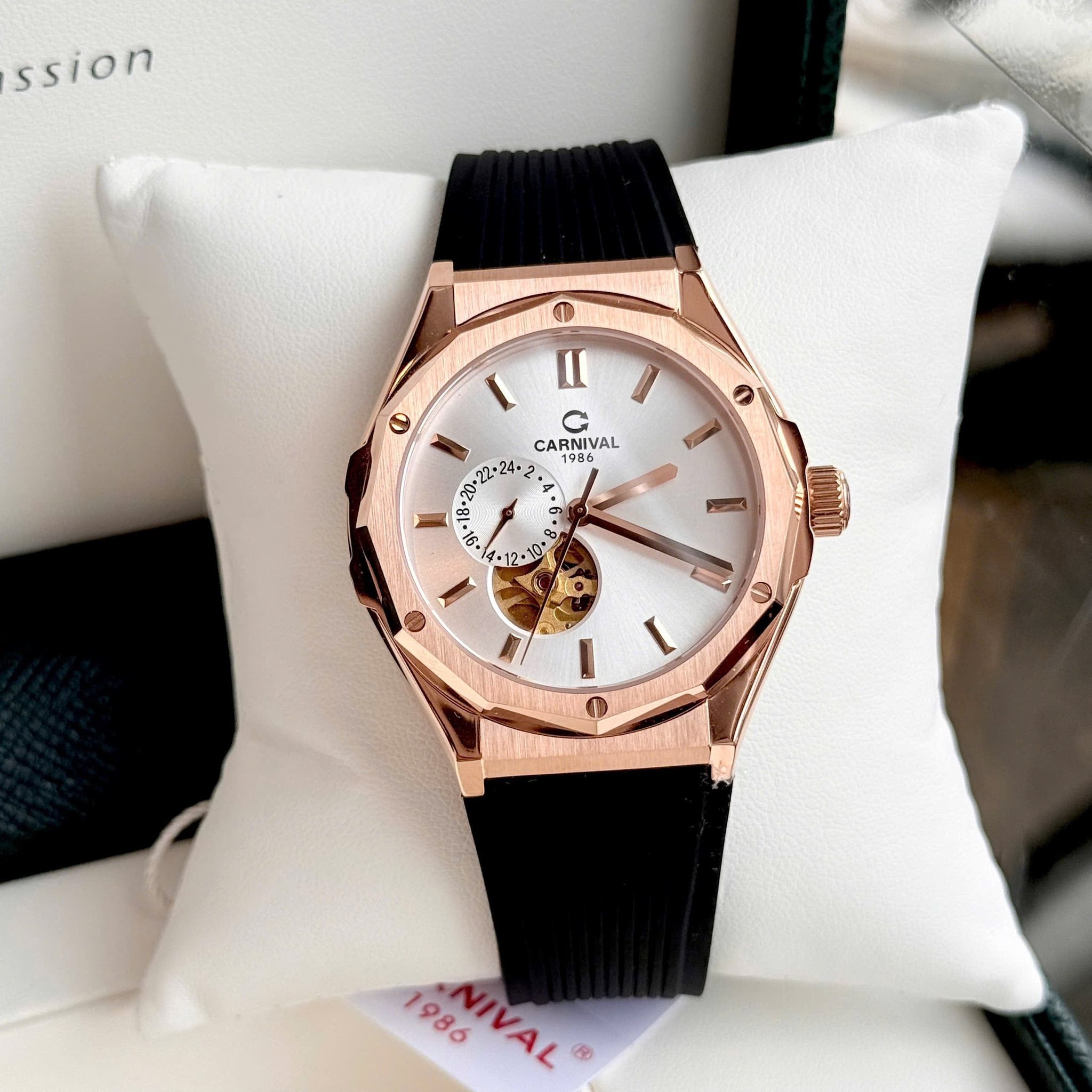 Carnival 8189G Rosegold Trắng ( 8189G-VH-DCS-T)