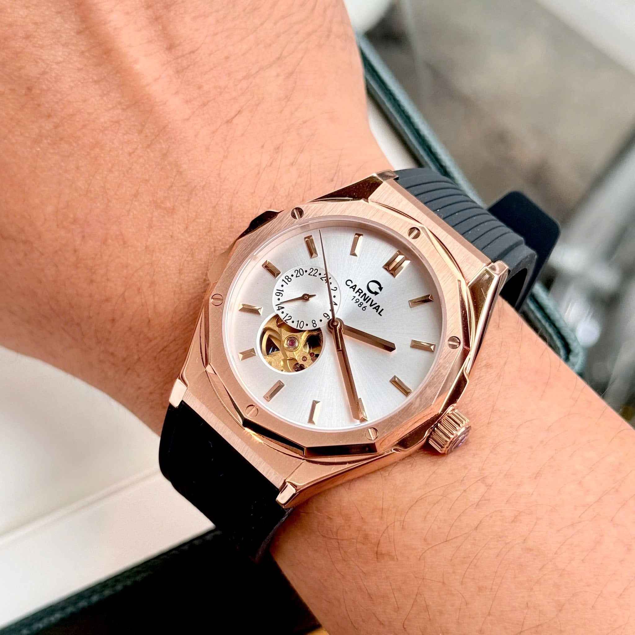 Carnival 8189G Rosegold Trắng ( 8189G-VH-DCS-T)