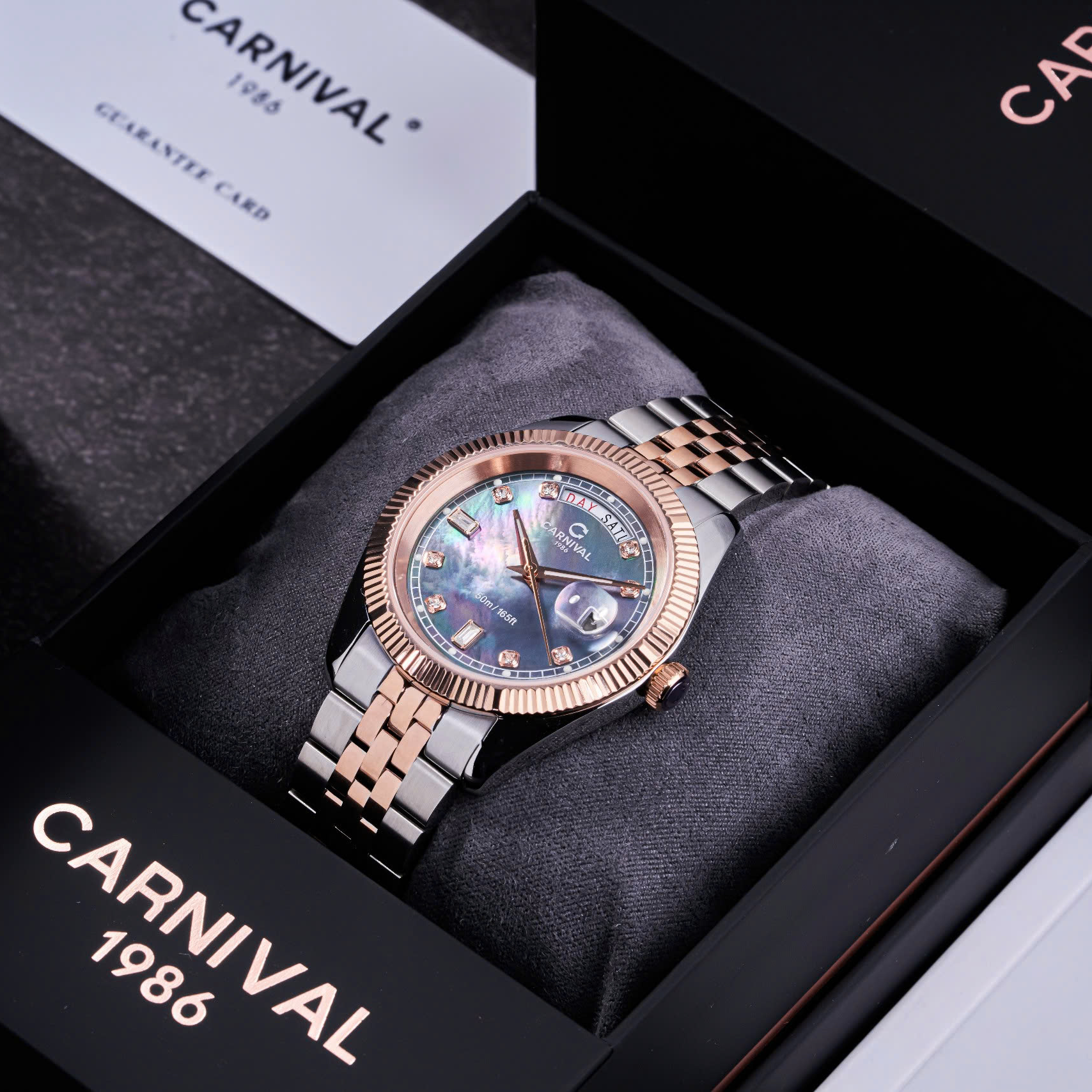 Carnival 8190G Demi Xà Cừ Tím ( 8190G-CH-DK)