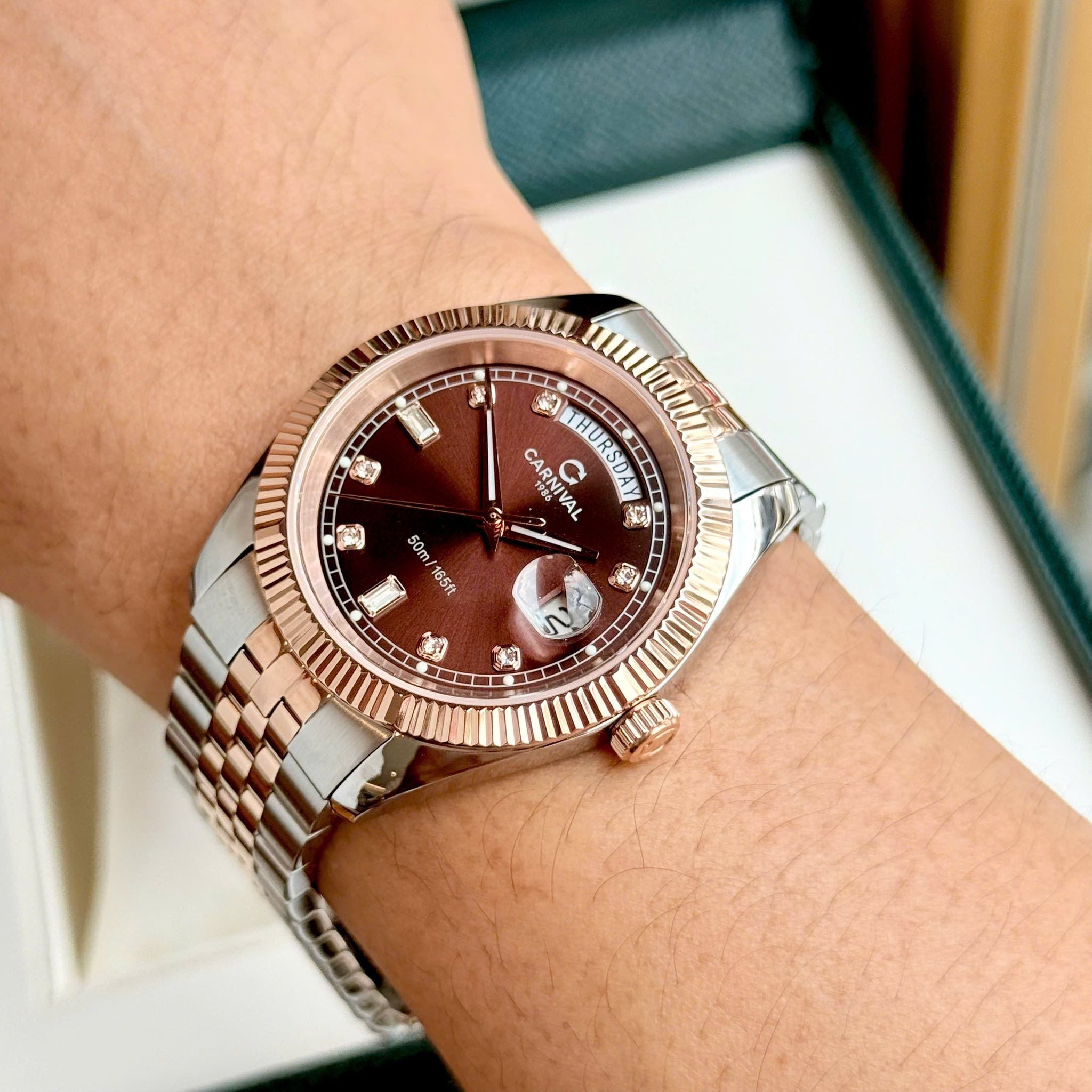 Carnival 8190G Demi Rosegold Nâu ( 8190G-CH-N)