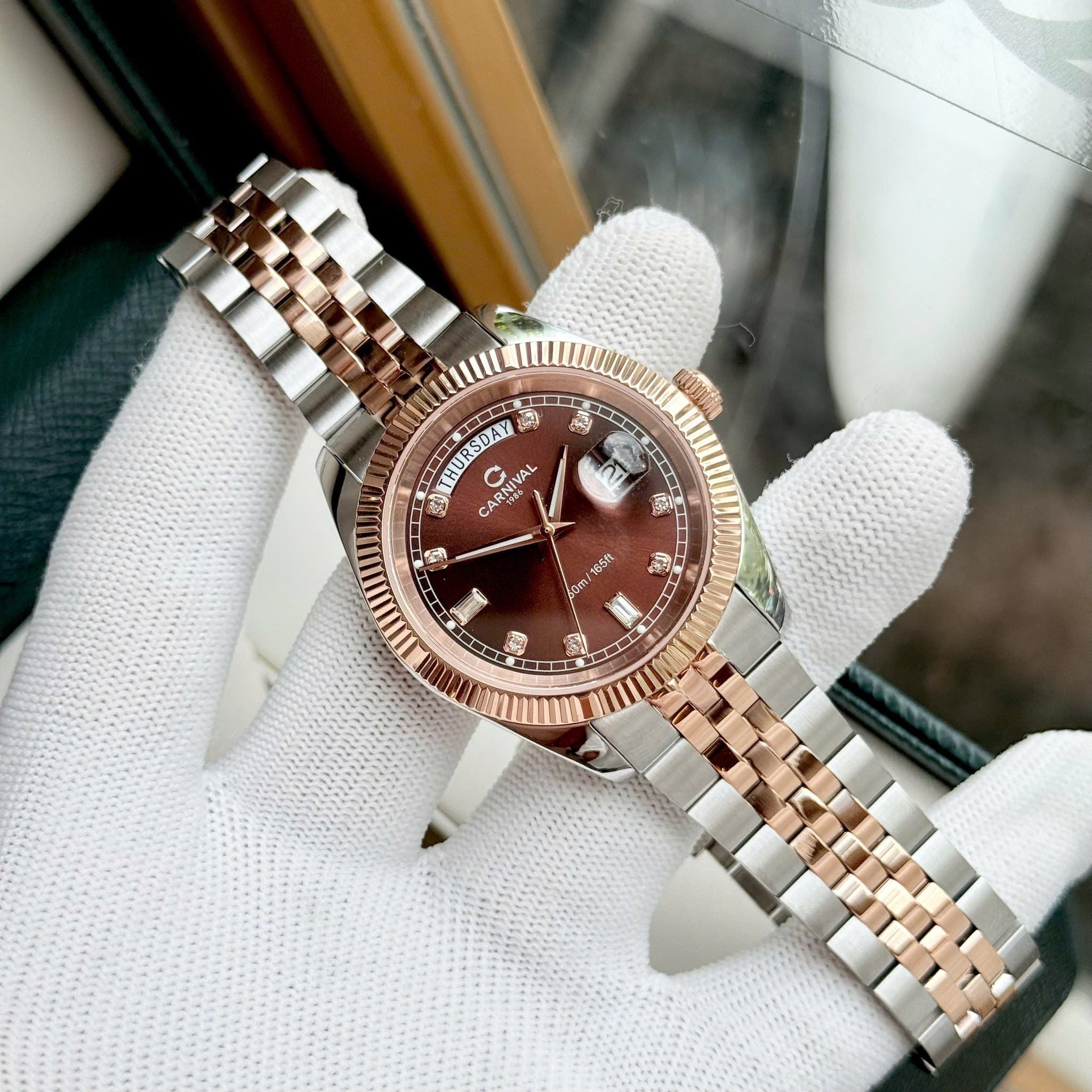 Carnival 8190G Demi Rosegold Nâu ( 8190G-CH-N)