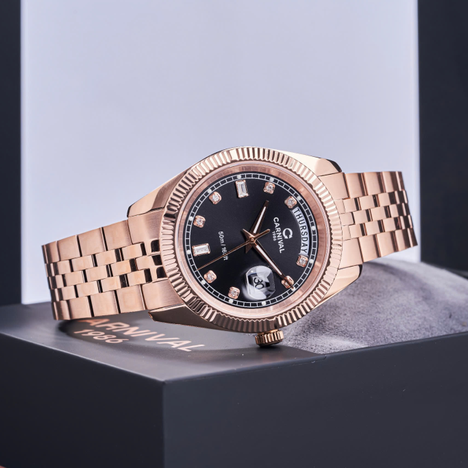 Carnival 8190G Rosegold Đen ( 8190G-VH-D)