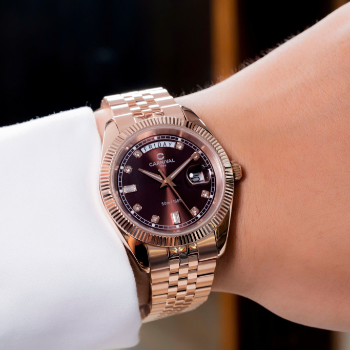 Carnival 8190G Rosegold Nâu ( 8190G-VH-N)