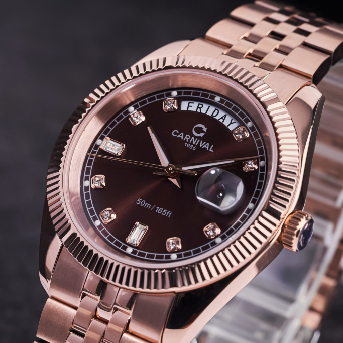 Carnival 8190G Rosegold Nâu ( 8190G-VH-N)