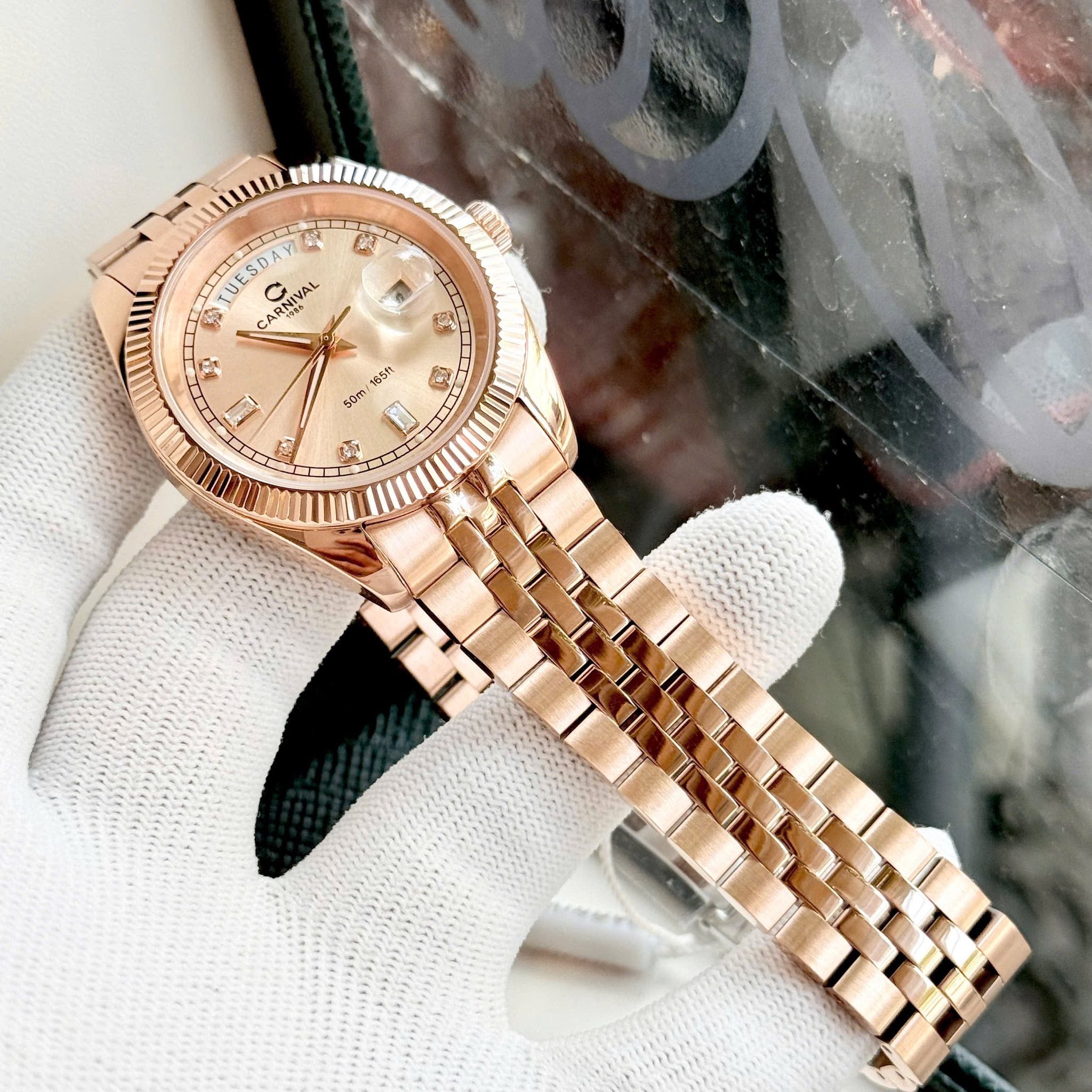 Carnival 8190G Rosegold Sundust ( 8190G-VH-NN)