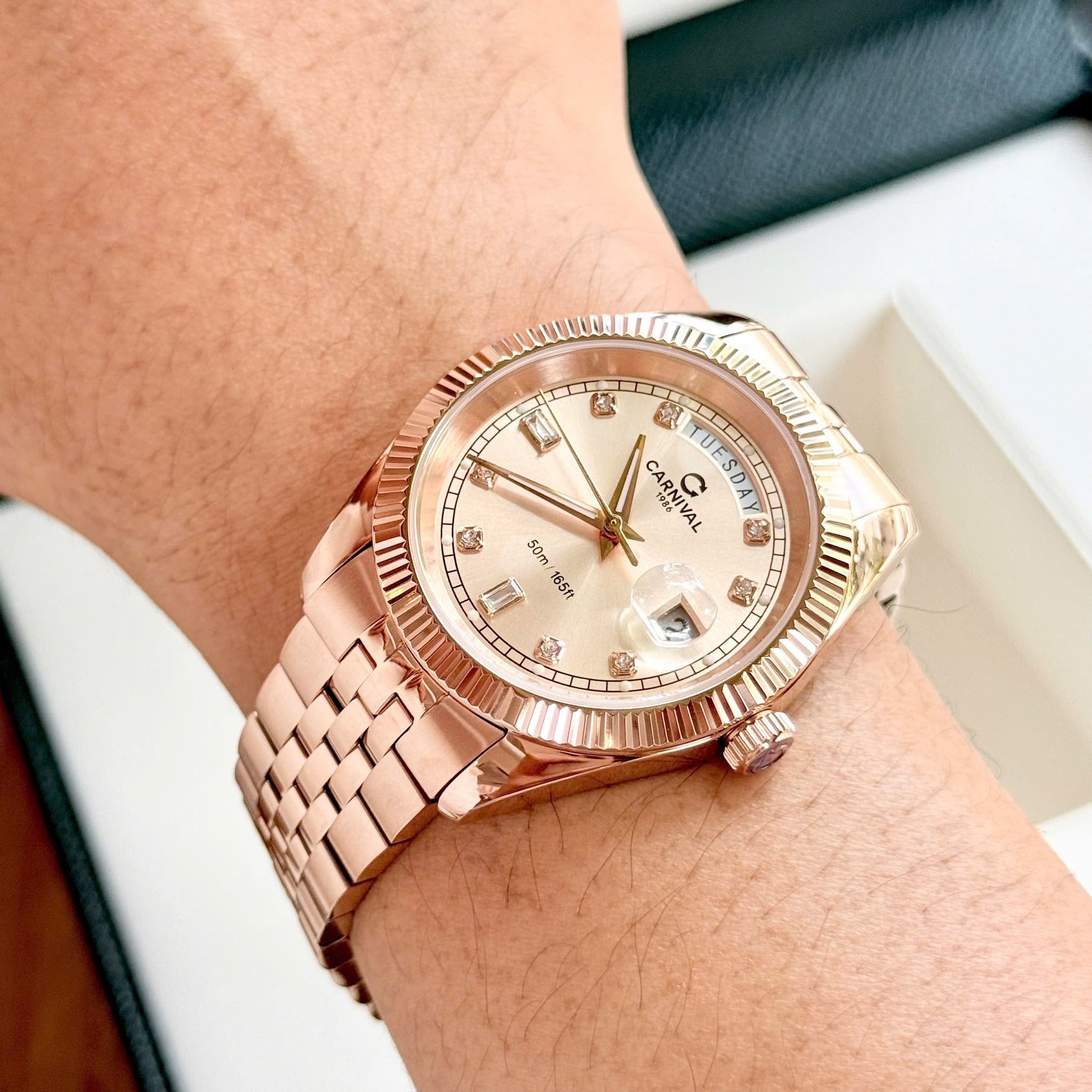 Carnival 8190G Rosegold Sundust ( 8190G-VH-NN)
