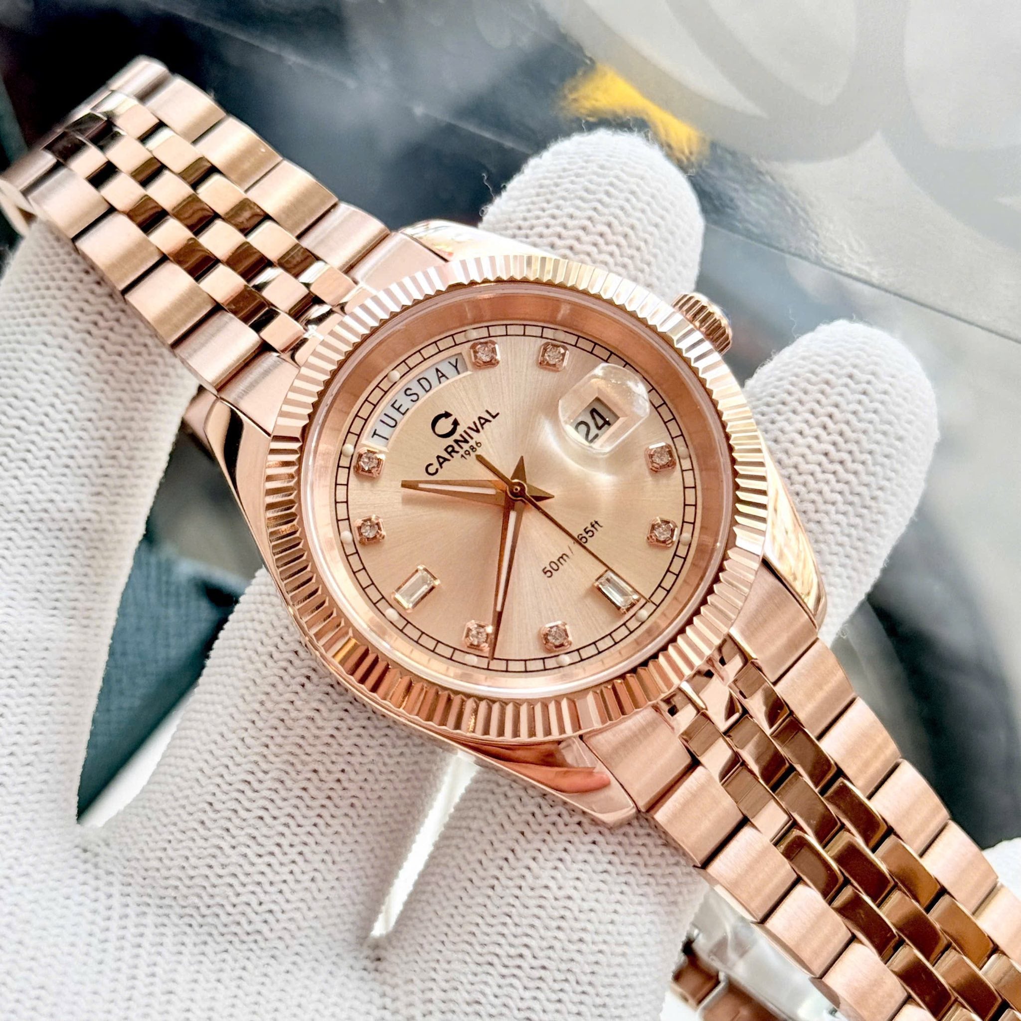 Carnival 8190G Rosegold Sundust ( 8190G-VH-NN)