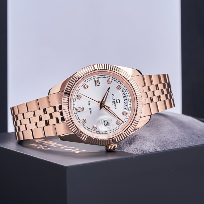 Carnival 8190G Rosegold Trắng ( 8190G-VH-T)