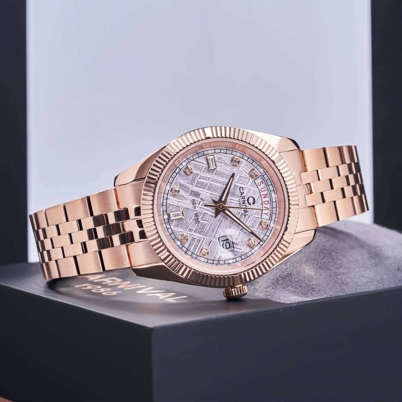 Carnival 8190G Rosegold Thiên Thạch ( 8190G-VH-TT)