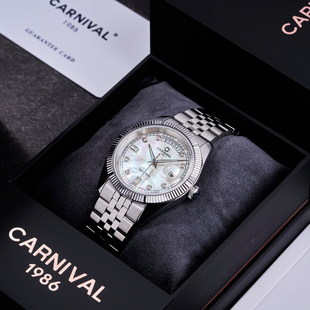 Carnival 8190G Bạc Xà Cừ Trắng( 8190G-VT-TK)