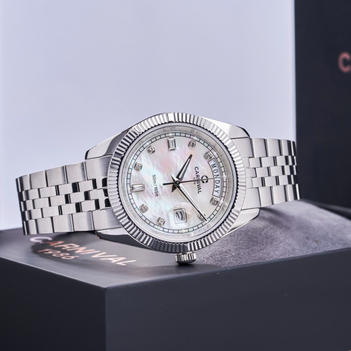 Carnival 8190G Bạc Xà Cừ Trắng( 8190G-VT-TK)