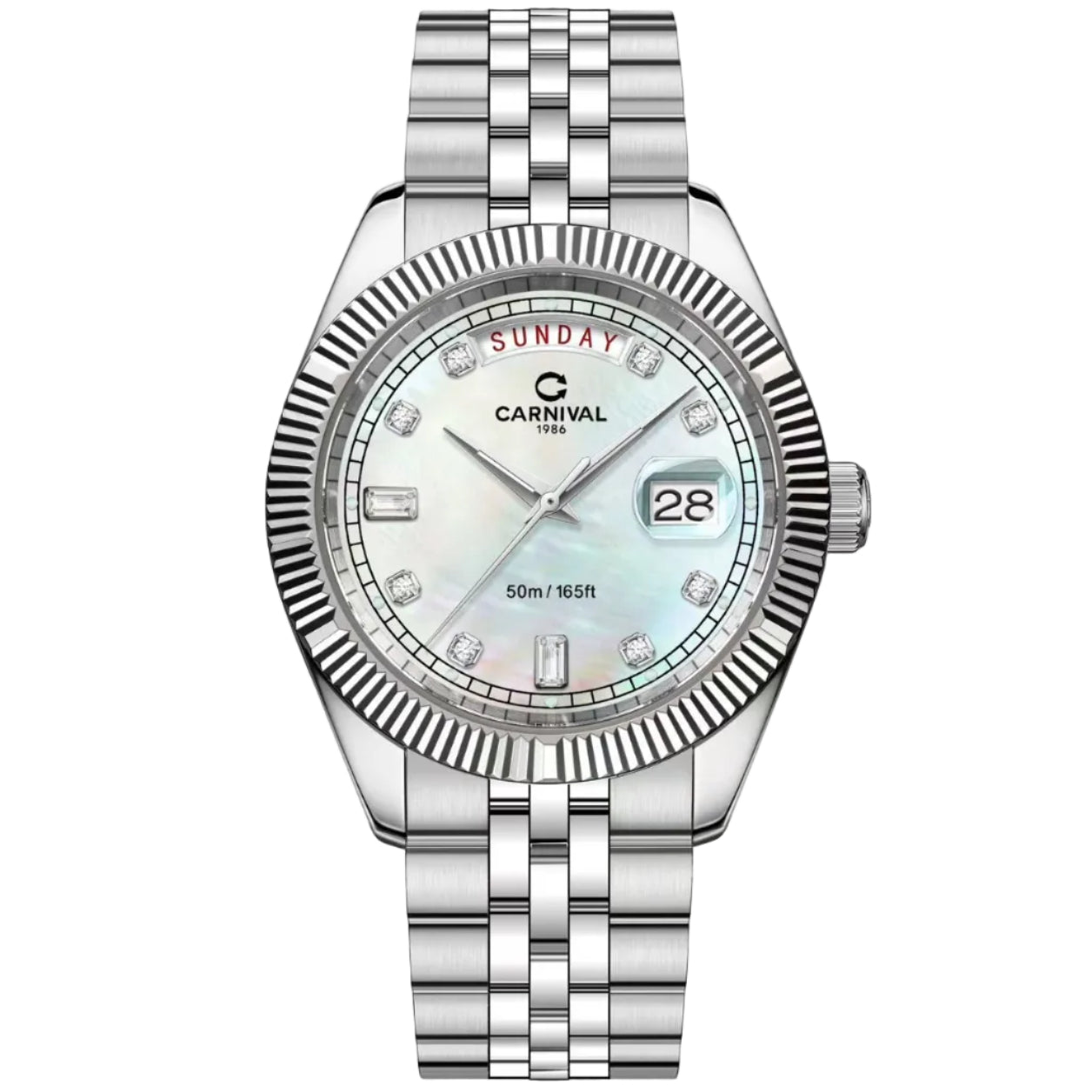 Carnival 8190G Bạc Xà Cừ Trắng( 8190G-VT-TK)