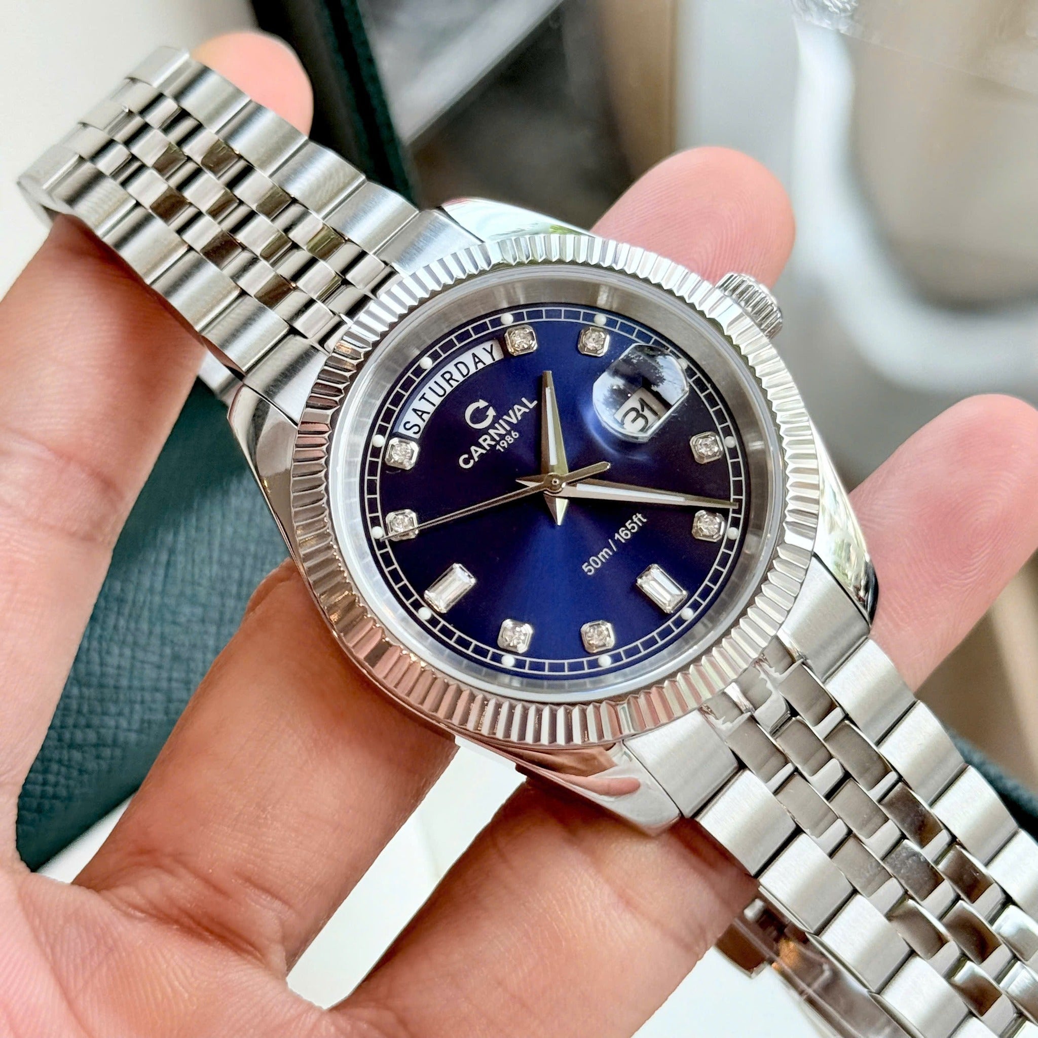 Carnival 8190G Bạc Xanh ( 8190G-VT-X)