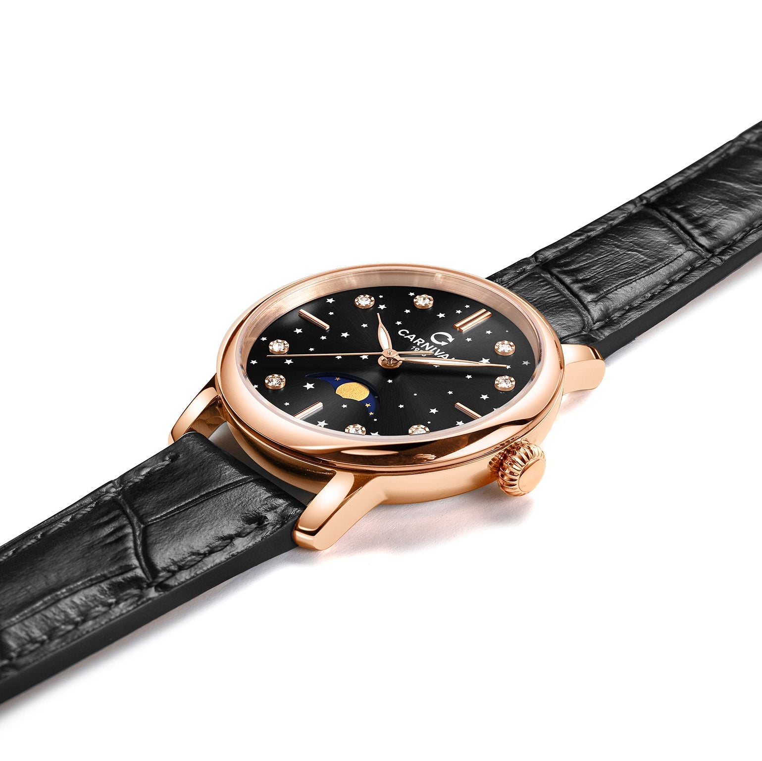 Carnival 8193L Rosegold Đen ( 8193L-VH-DD-D )