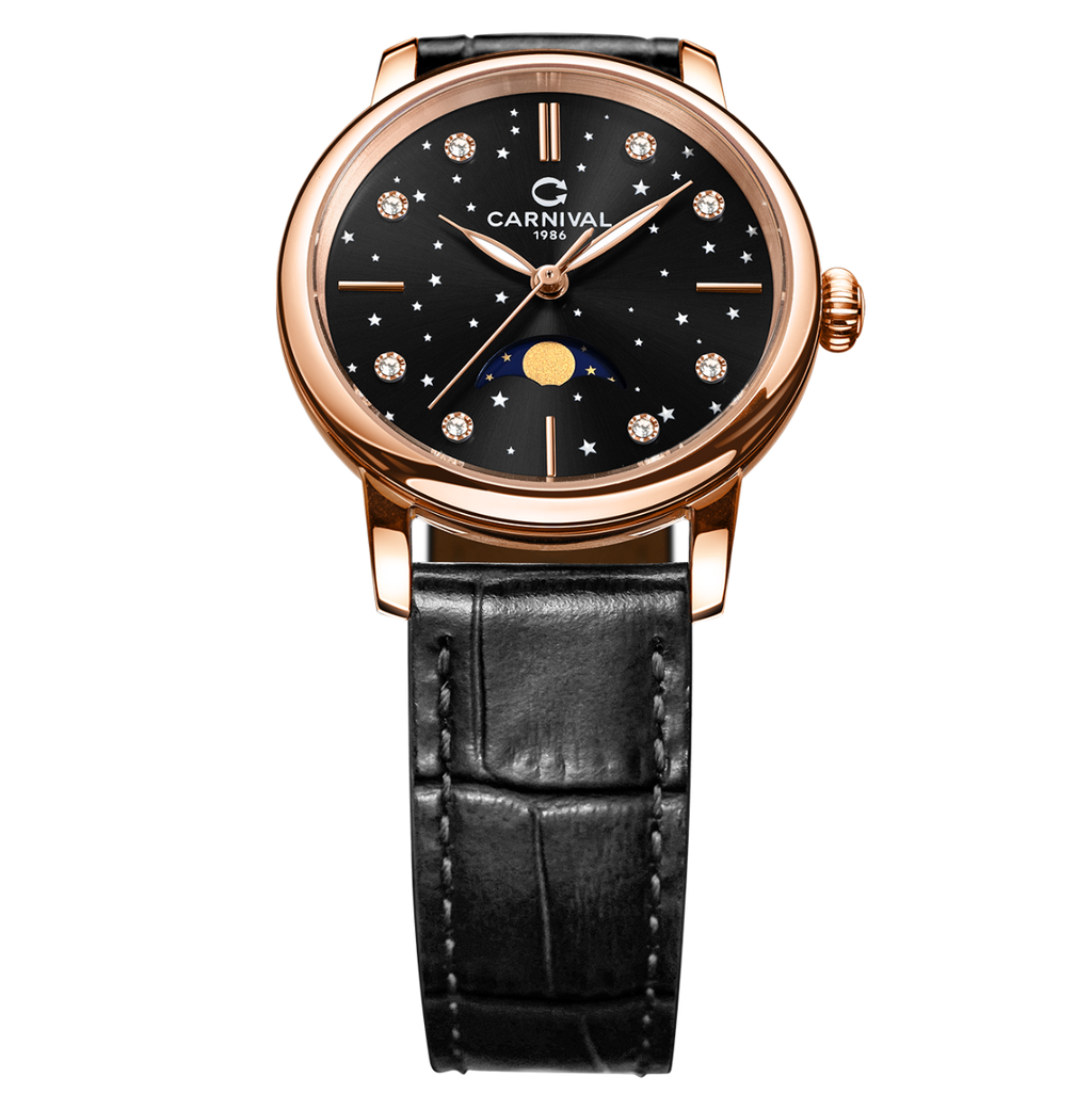 Carnival 8193L Rosegold Đen ( 8193L-VH-DD-D )