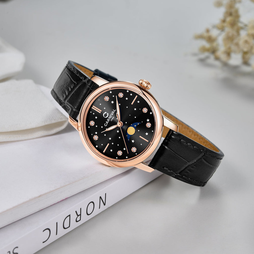 Carnival 8193L Rosegold Đen ( 8193L-VH-DD-D )