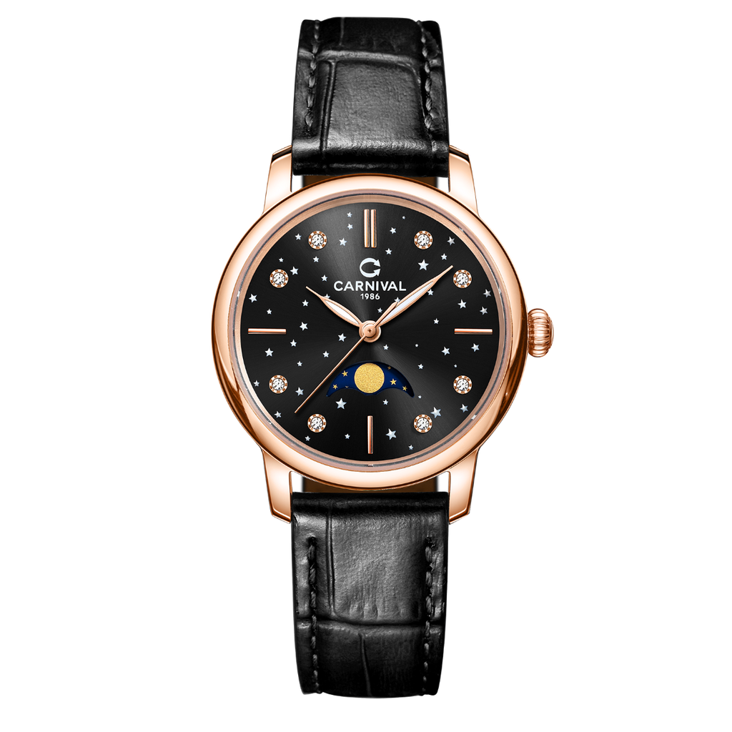 Carnival 8193L Rosegold Đen ( 8193L-VH-DD-D )