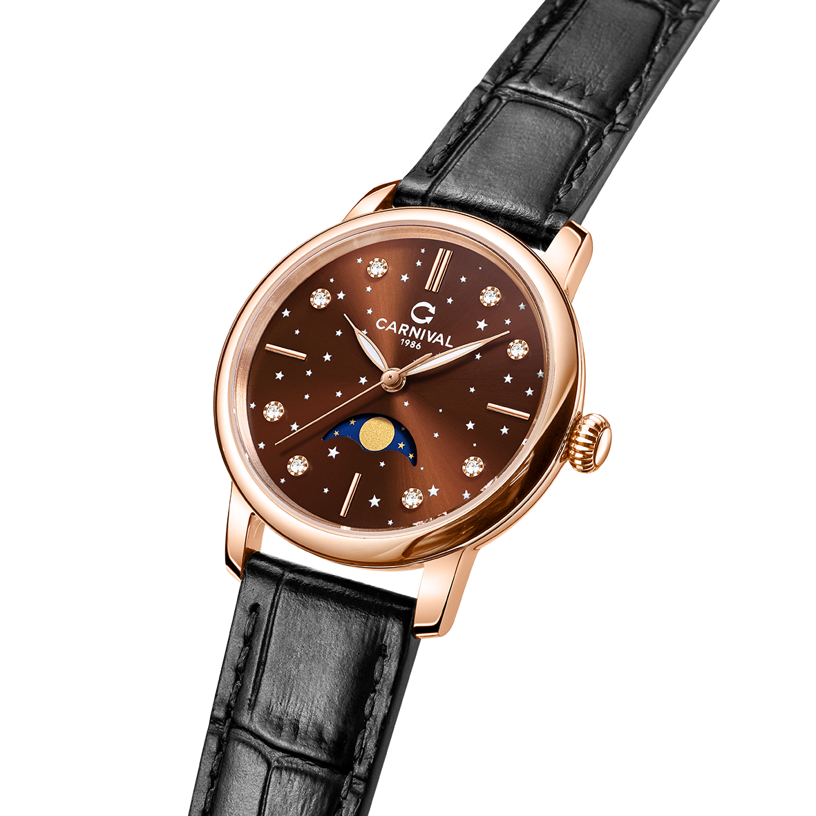 Carnival 8193L Rosegold Nâu ( 8193L-VH-DD-N)