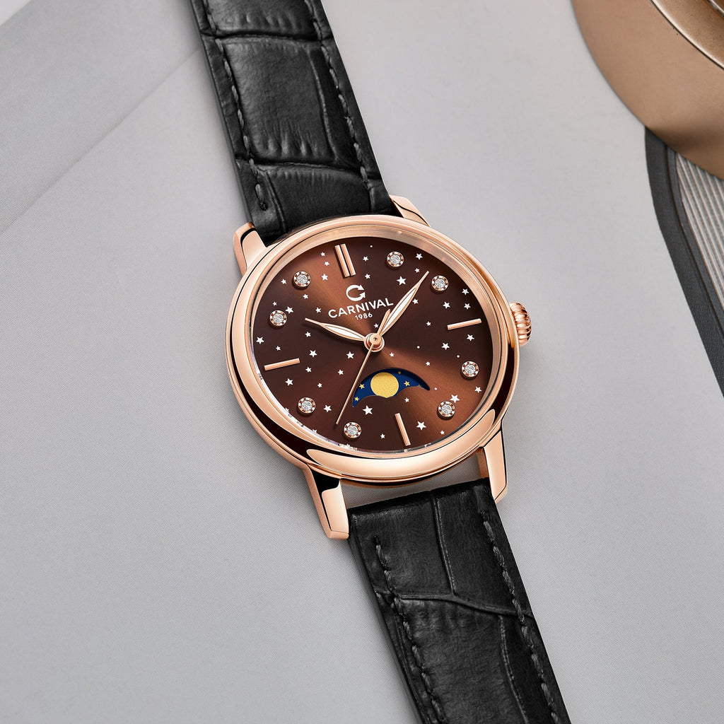 Carnival 8193L Rosegold Nâu ( 8193L-VH-DD-N)