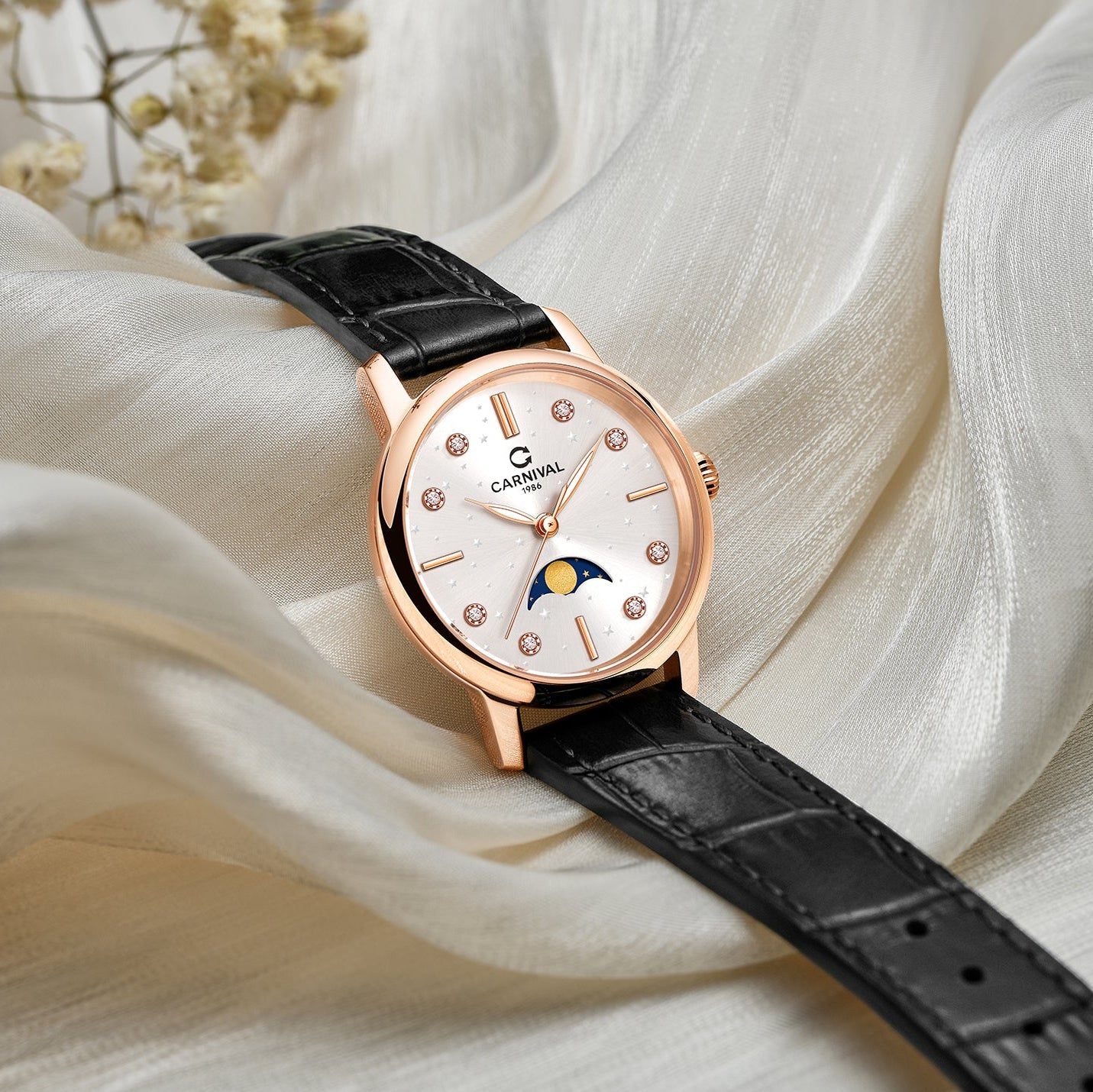Carnival 8193L Rosegold Trắng ( 8193L-VH-DD-T)