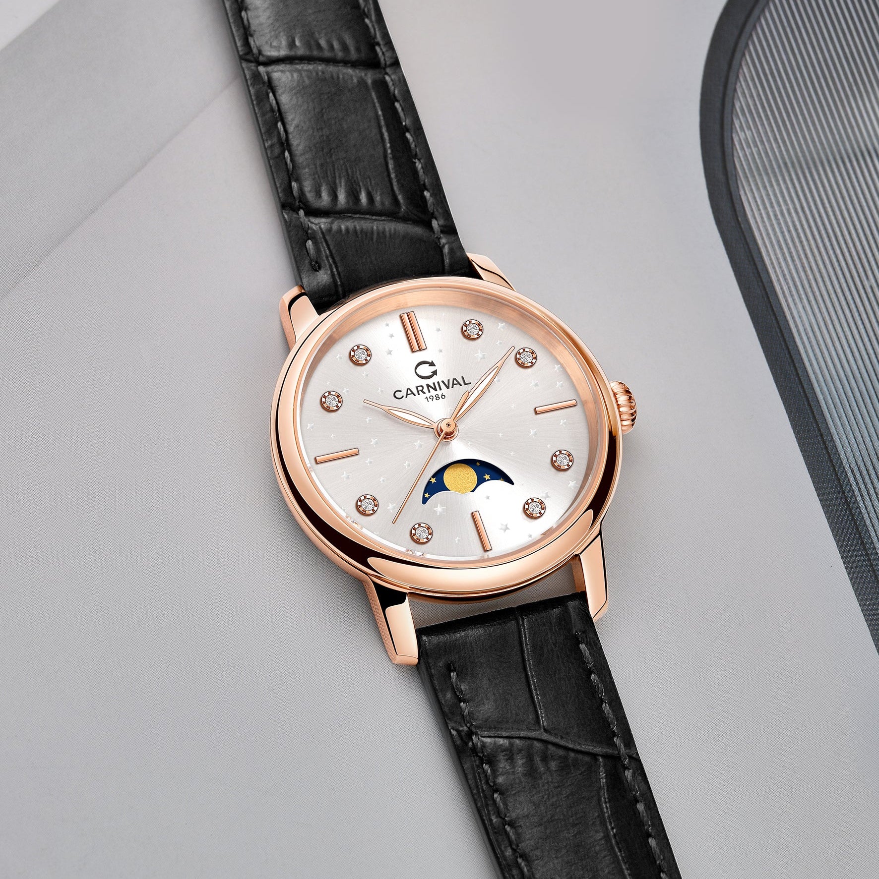 Carnival 8193L Rosegold Trắng ( 8193L-VH-DD-T)