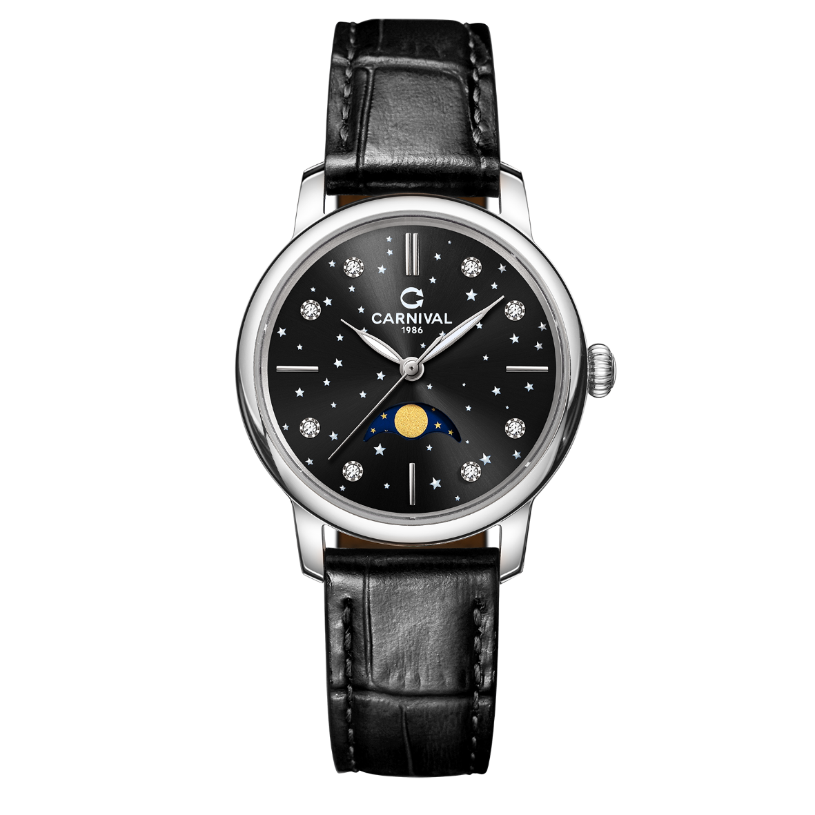 Carnival 8193L Bạc Đen ( 8193L-VT-DD-D)