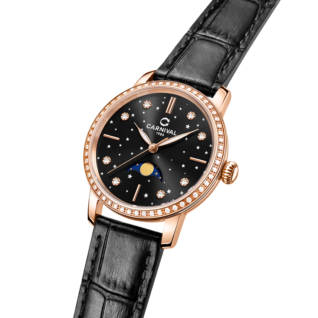 Carnival 8193L2 Rosegold Đen ( 8193L2-VH-DD-D)