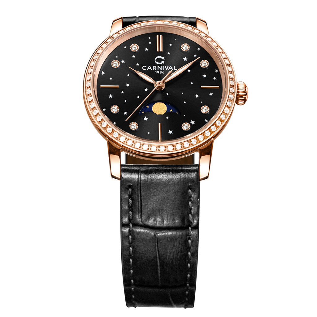 Carnival 8193L2 Rosegold Đen ( 8193L2-VH-DD-D)